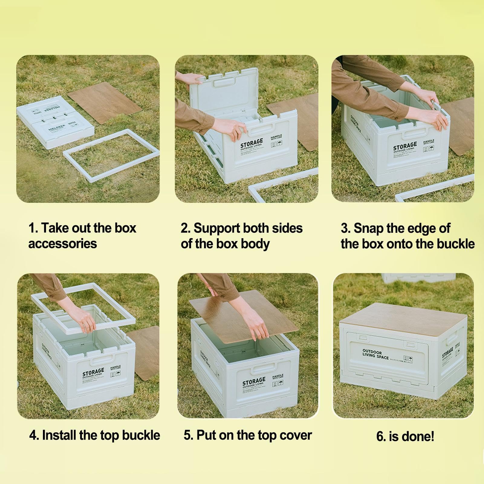 Camping-Küchenbox, Aufbewahrungsbox, Campingbox, faltbar, wasserdicht
