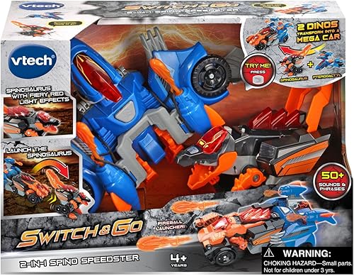 Miniatura 7 de VTech Switch and Go Spinosaurus Speedster 2 en 1