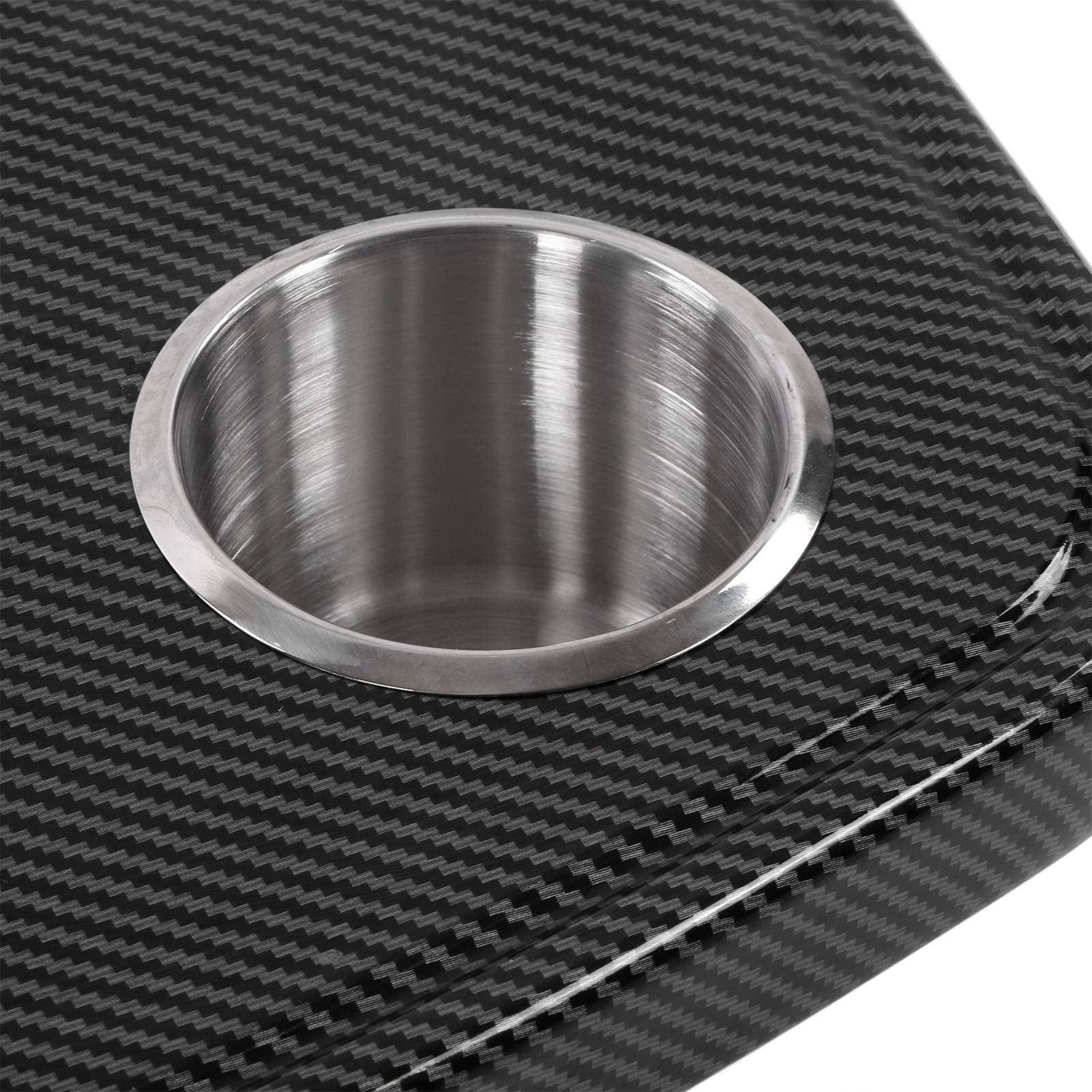 Tavoli Marini Per Barche Tavolo Per Barca Piano In Legno Acciaio Inossidabile Rv Tavolo Rimovibile Stile Fibra Di Carbonio 600X380X30Mm Con 4 Portabicchieri Per Yacht