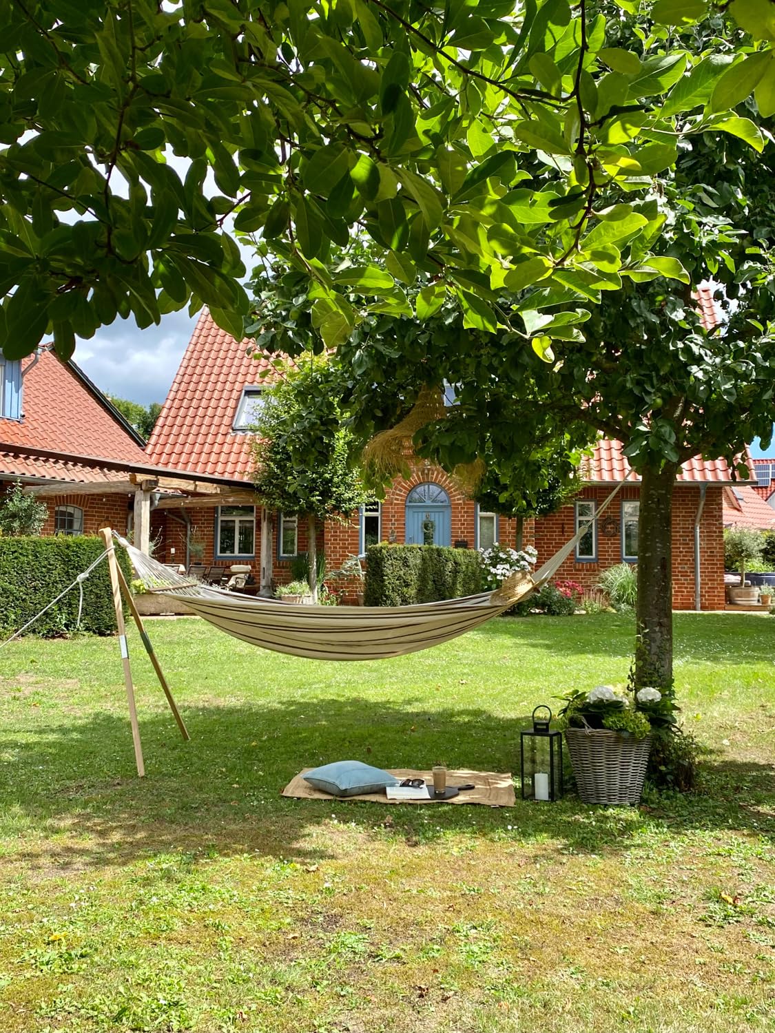 AMAZONAS Madera – Flexibles Hängemattengestell aus Eschenholz, 100 kg Belastbarkeit, Ideal für einen Baum oder Aufhängungspunkt