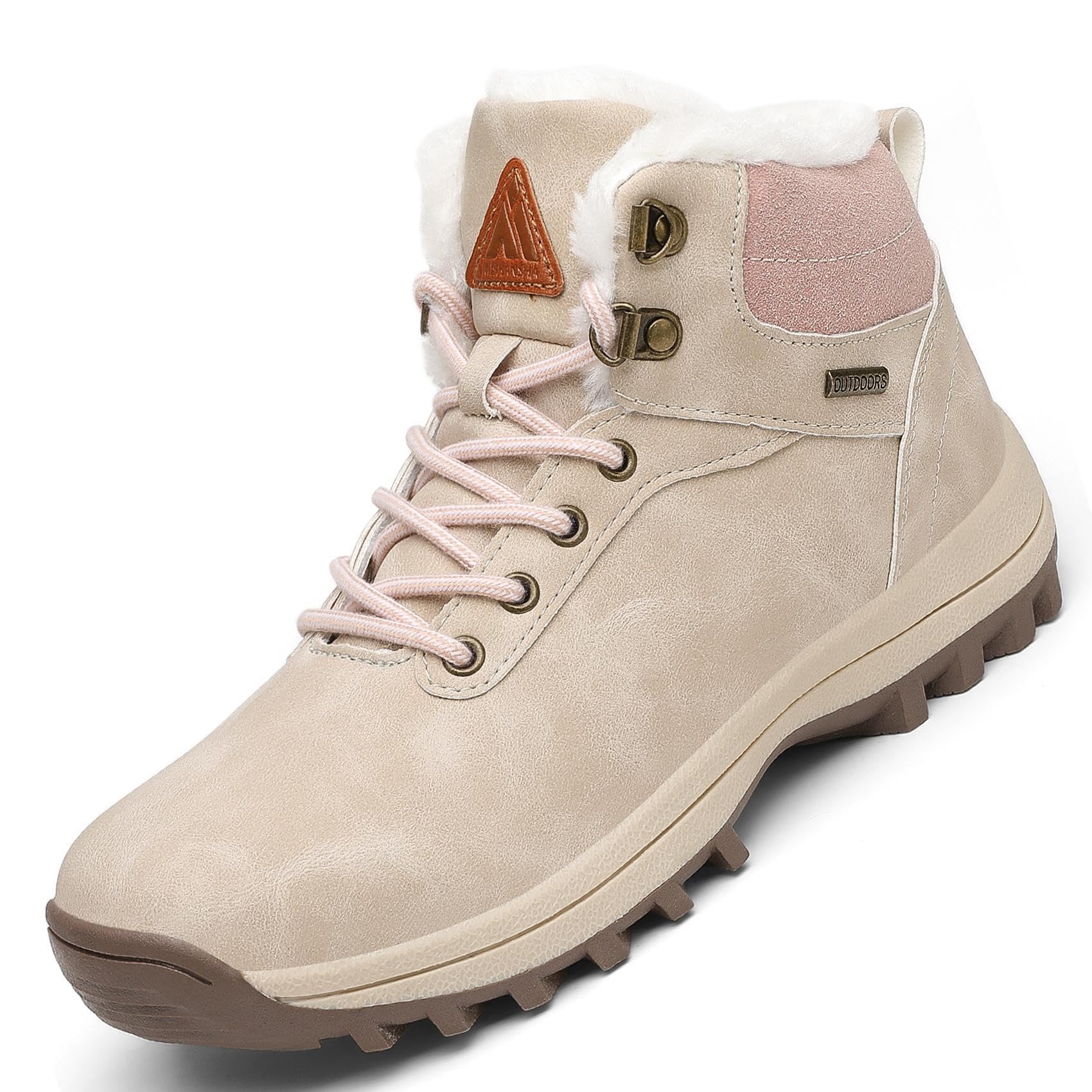 Mishansha Uomo Scarpe Invernali Donna Stivali da Neve Calda Impermeabili Outdoor Sneakers da Trekking Taglia 36-48 EU