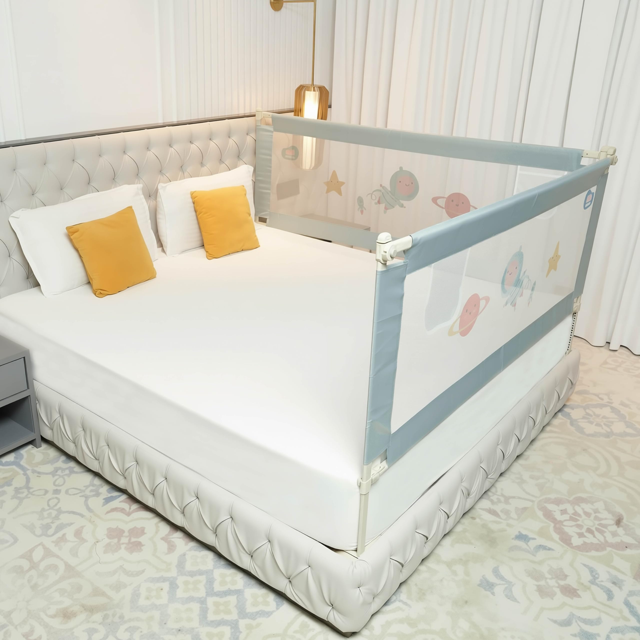 Kids Bed Rail Guard - Baby Safety Side Wall -21
