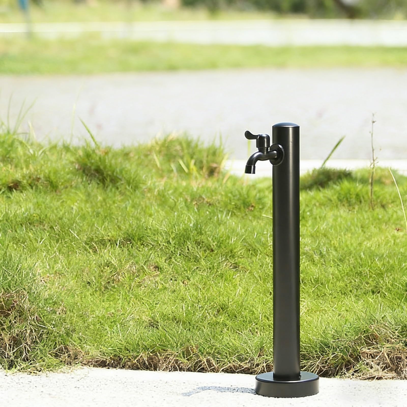 XDLEDMKIZ Water Spigot,Outdoor Garden Water Column with Dual Taps, Antifreeze Insulated Yard Hydrant and High Pressure Spray Gun