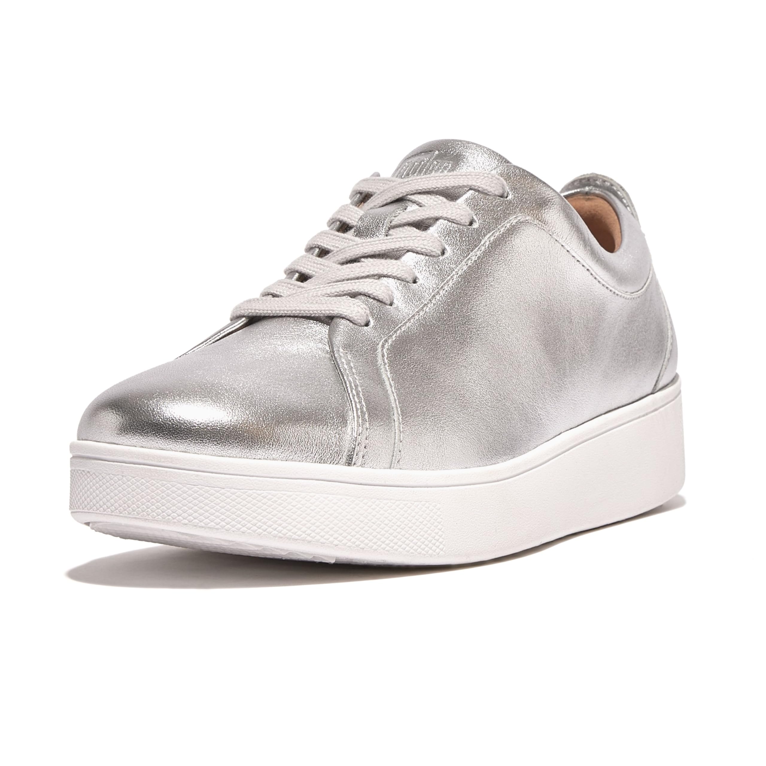 fitflop Women's Rally Sneakers, Silver, Numeric_5 : Amazon