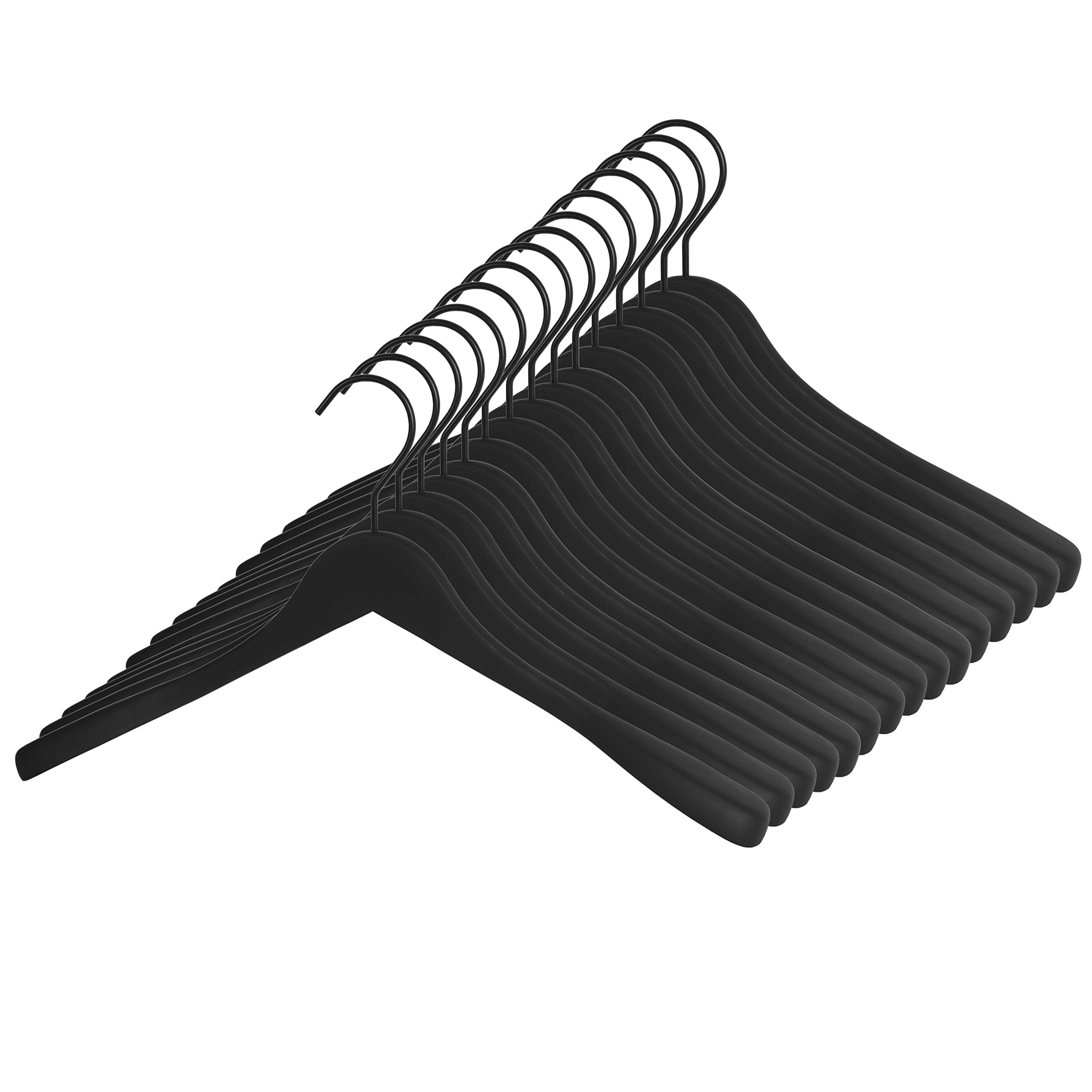 GERSO Premium Kledinghangers - Set van 50 - Massief hout 45 cm