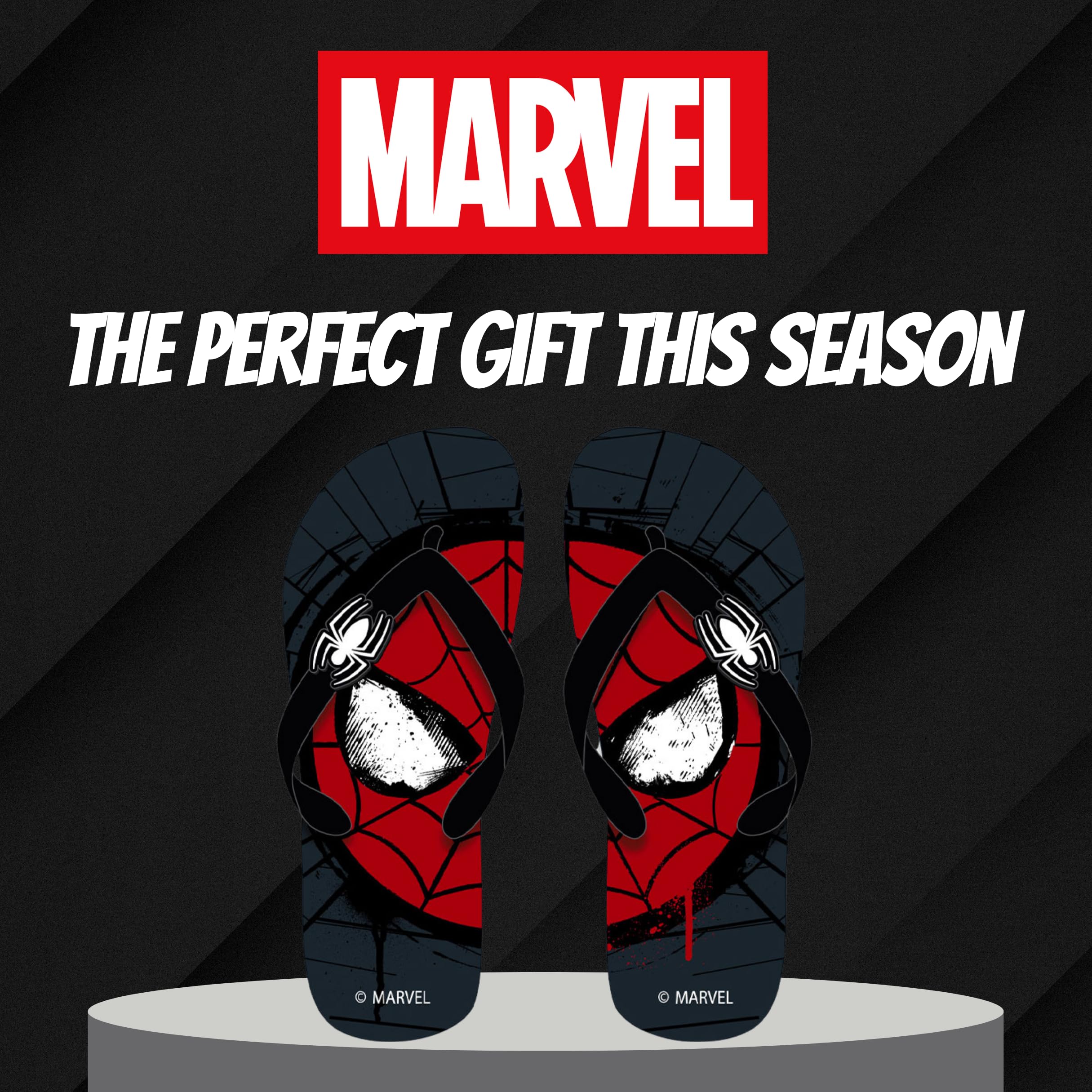 Marvel Spiderman Infradito, Sandali Classici Regalo per Ragazzi, Uomini e Adolescenti, Taglie EU 40 alla 45