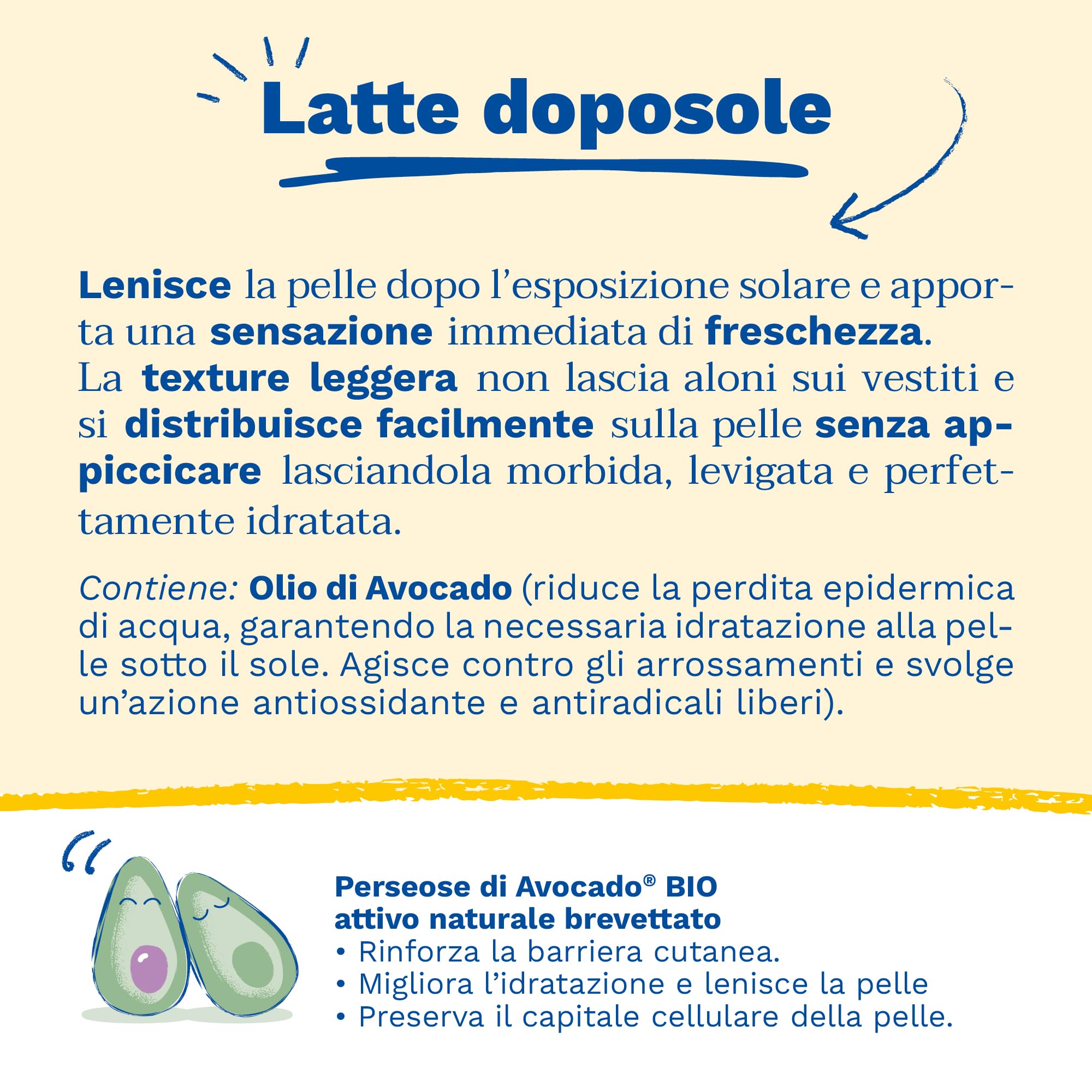 Mustela Latte Doposole, Viso, Corpo, Con Burro di Karité e Perseose di Avocado, Neonati, Bambini, Tutta la Famiglia - Lenisce la Pelle Arrossata dal Sole, Freschezza Immediata (125ml)