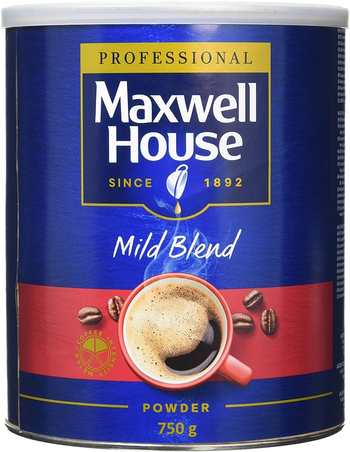 Maxwell House Mild Blend Instant Coffee Powder Tin 750 gm