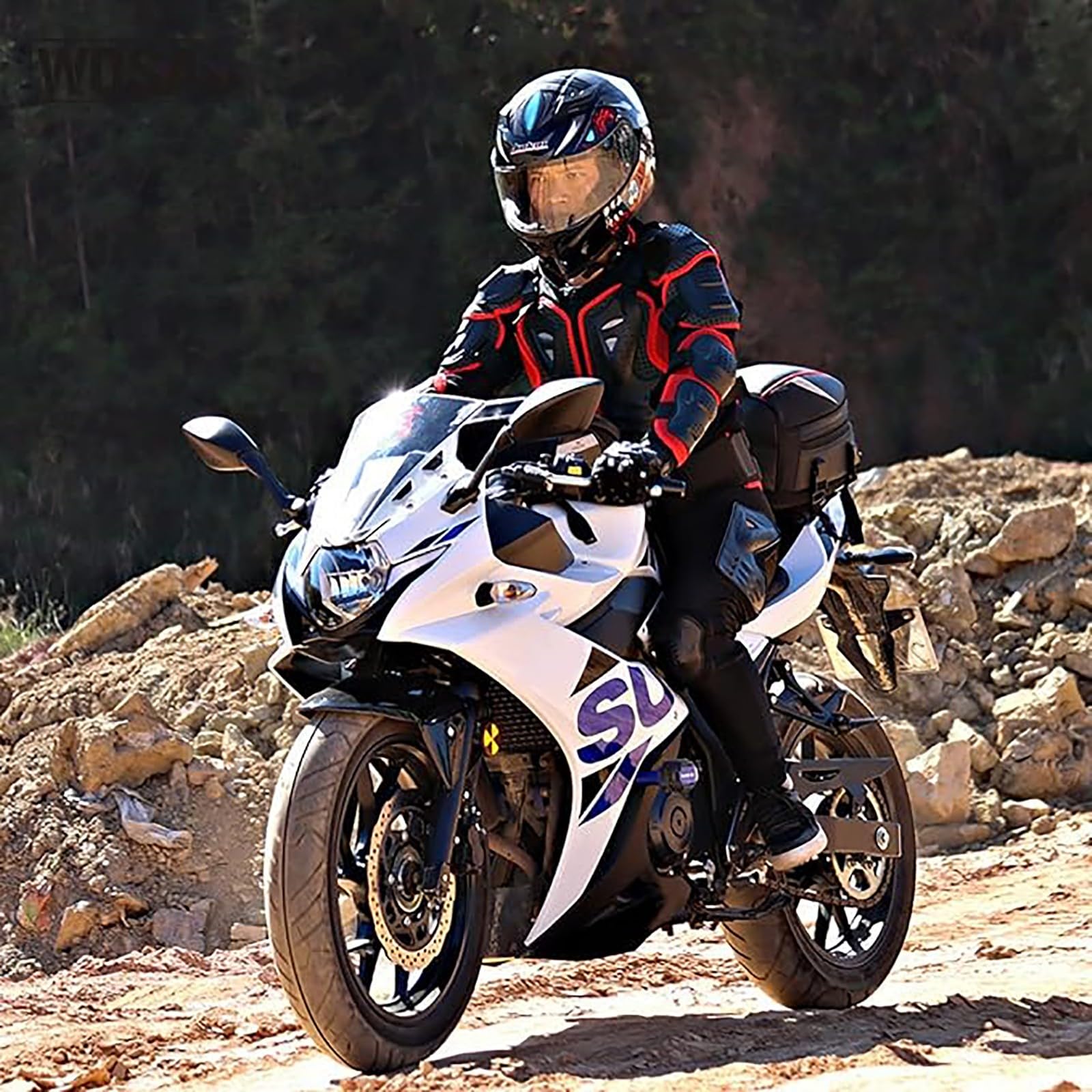 Dirt Bike Körper Brustschutz Weste Schutzausrüstung Motocross Körperschutz Schutzpanzer, Rüstung Schutzausrüstung Jacke Brust Rücken Wirbelsäulenschutz Motorrad Schutzpanzer A,L.
