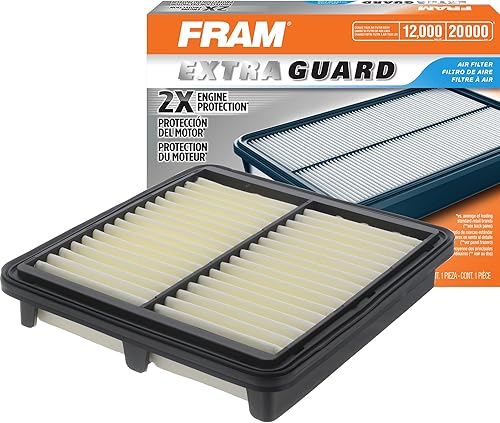 FRAM Reemplazo del filtro de aire del motor del panel rectangular extra Guard, fácil de instalar con protección avanzada del motor y rendimiento