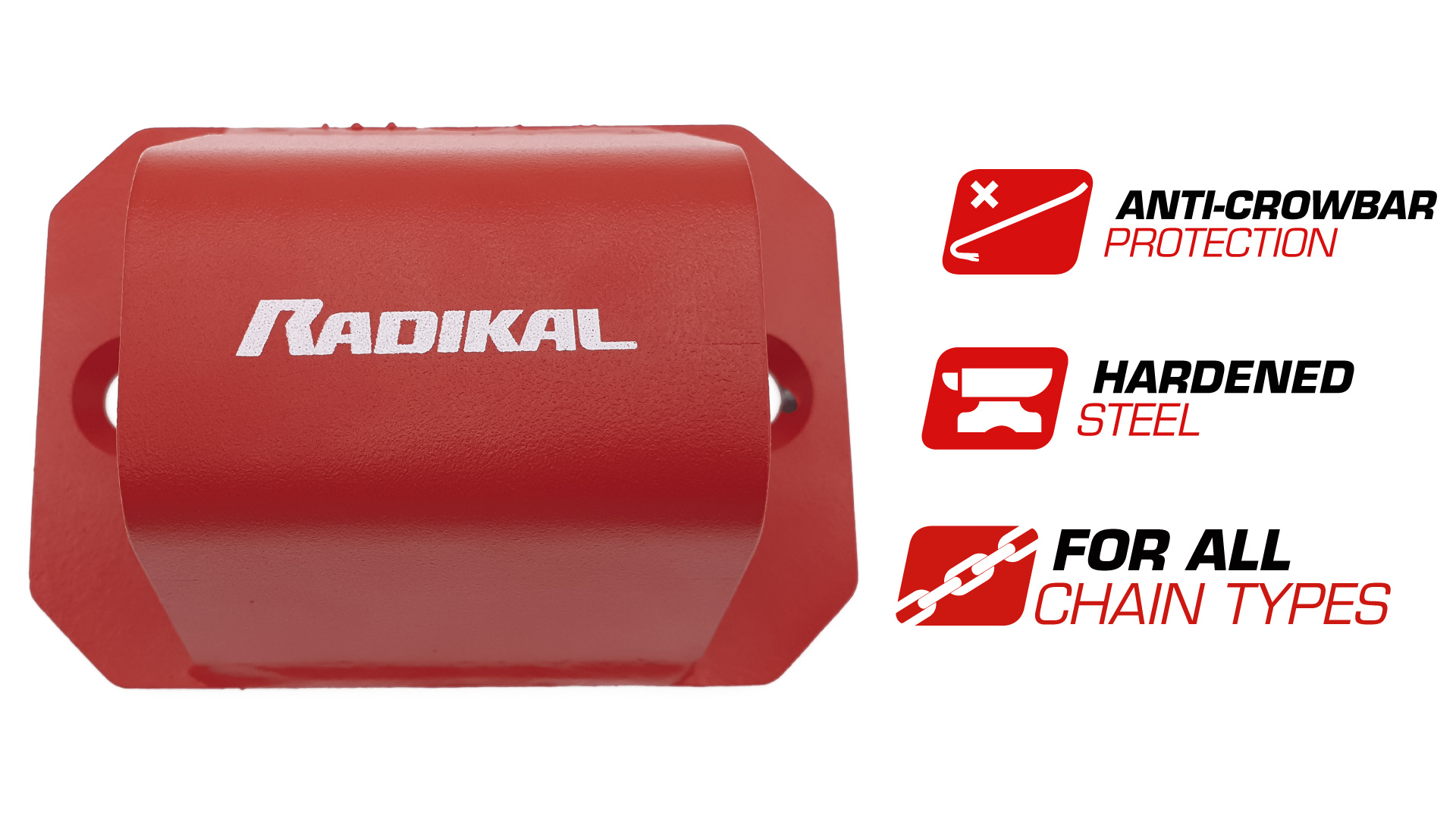 Ancoraggio Antifurto Radikal RK60 - Acciaio, Anello ø20mm Anti-taglio, Per Moto, Garage, Caravan - Foto 3