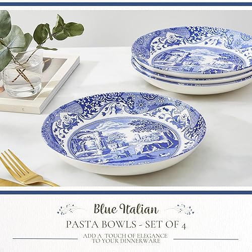 Miniatura 3 de Spode Tazones de pasta italiana azul - Juego de 4