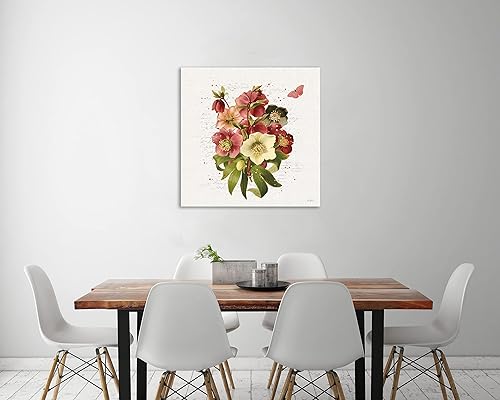 Miniatura 3 de Jaxson Rea "Vintage Petals V Gallery Wrapped Canvas by Katie Pertiet, 24" x 24"
