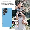 YATWIN Silicone Back Case for Samsung Galaxy S24 Ultra, Soft-Touch Phone Back Cover for Samsung Galaxy S24 Ultra - Sky Blue gallery image