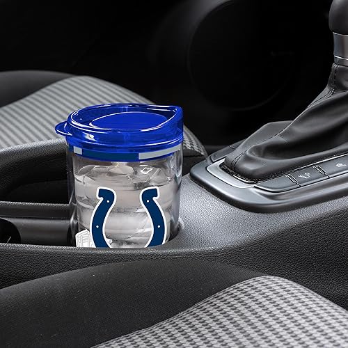 Miniatura 186 de Rico Industries NFL - Vaso clásico de fútbol americano de doble pared, 16 oz o 20 onzas, tapa W