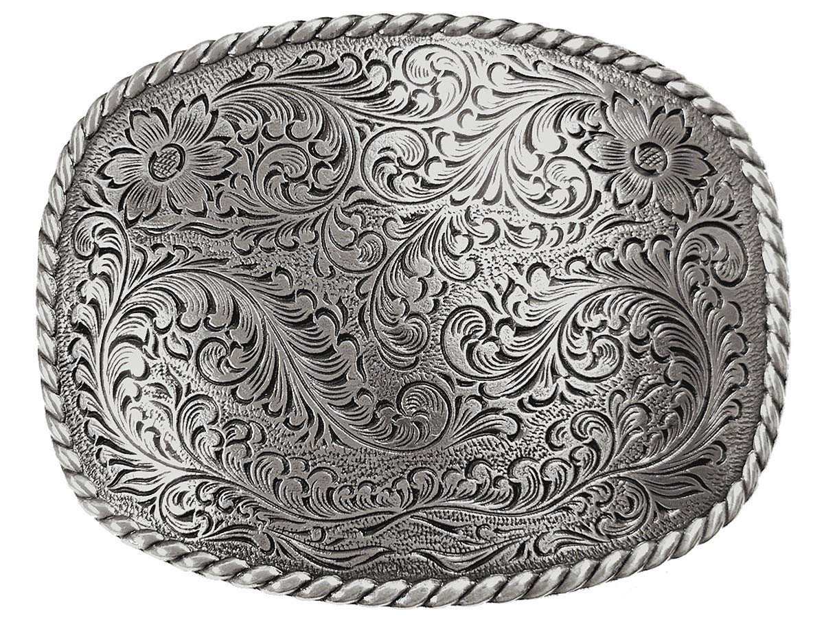 Boucle western cowgirl pour réparer et embellir une ceinture de 3,8cm