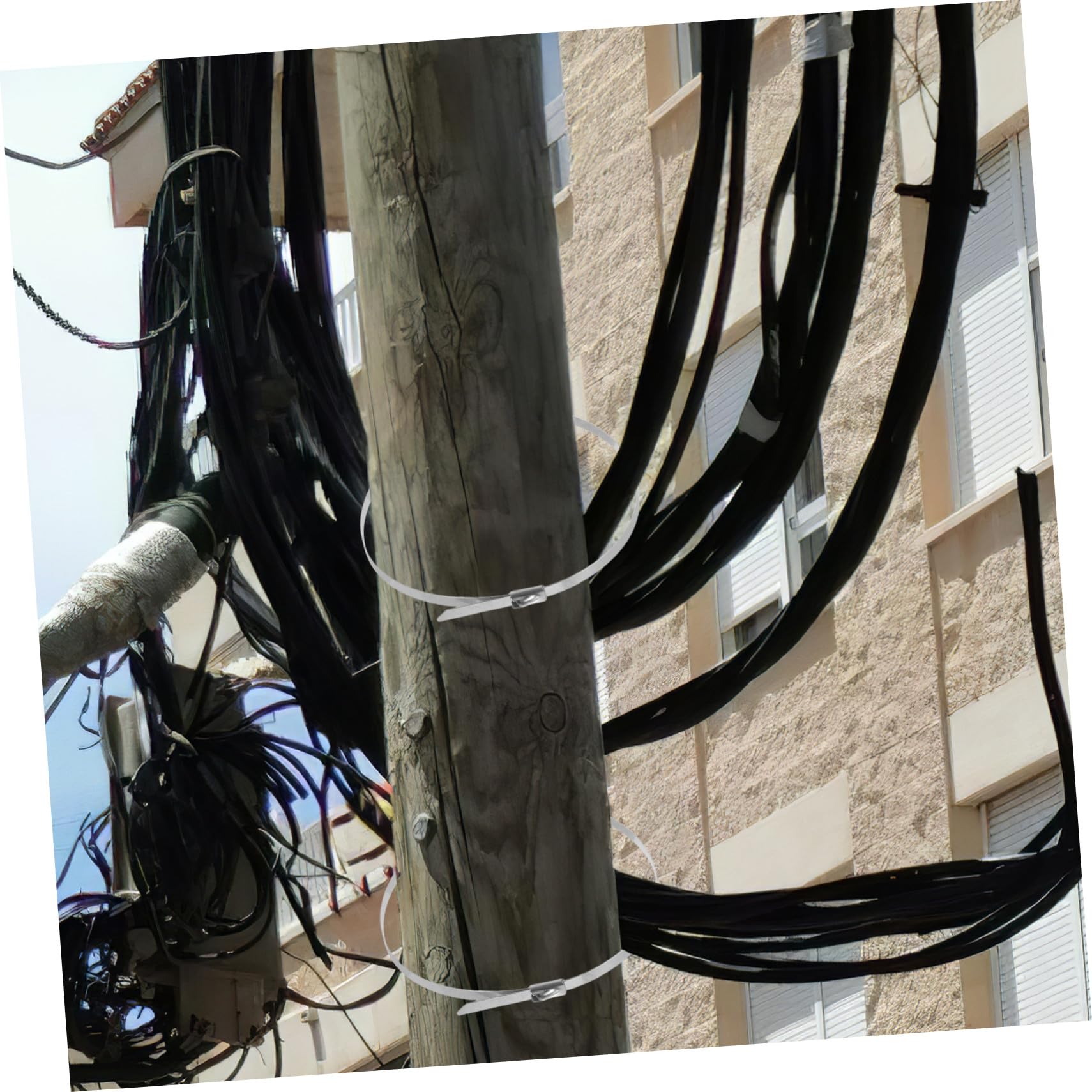 200 Pezzi Di Fascette Stringicavo In Acciaio Pesante Fascette Stringicavo Multifunzionali