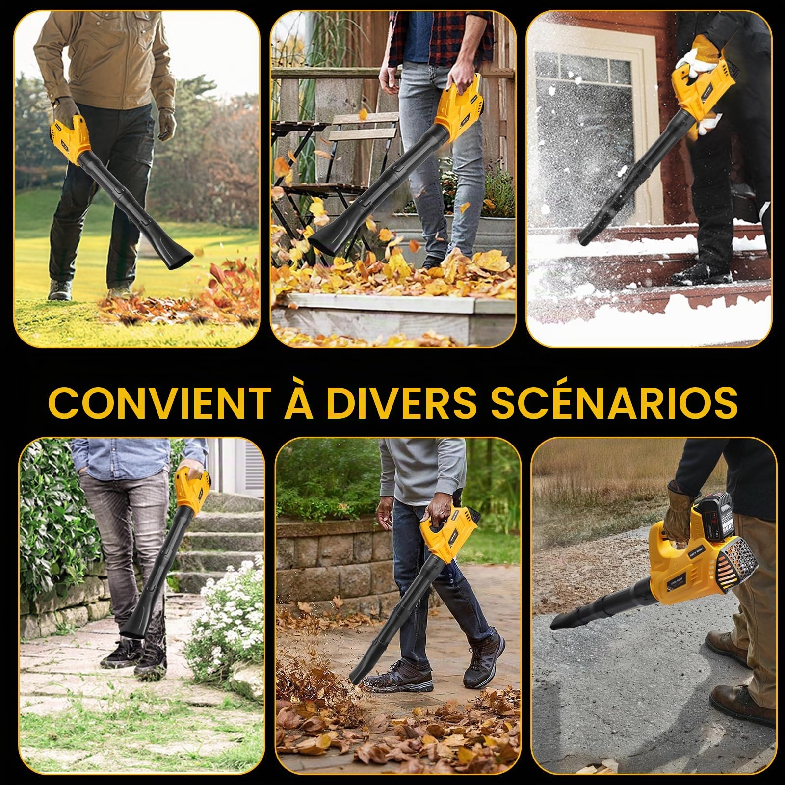Souffleur De Feuilles sans Fil pour Batterie DeWalt 18V DCB184 DCB180
