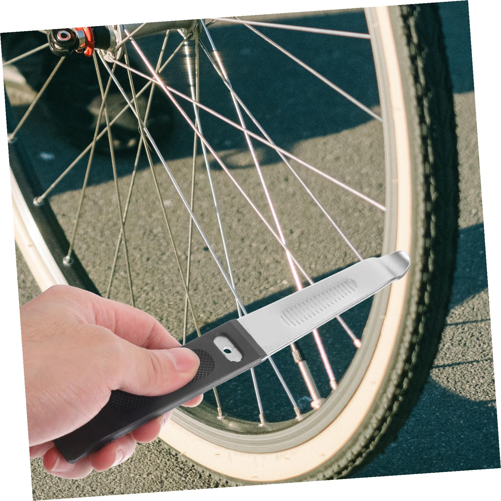 Mikikit Outdoor-Reifenheber Werkzeug zum Entfernen von Fahrradreifen Reparaturhebel für Fahrradschläuche Mountainbike-Hebel Fahrrad Werkzeug fahrradwerkzeuge Fahrradreifenhebel