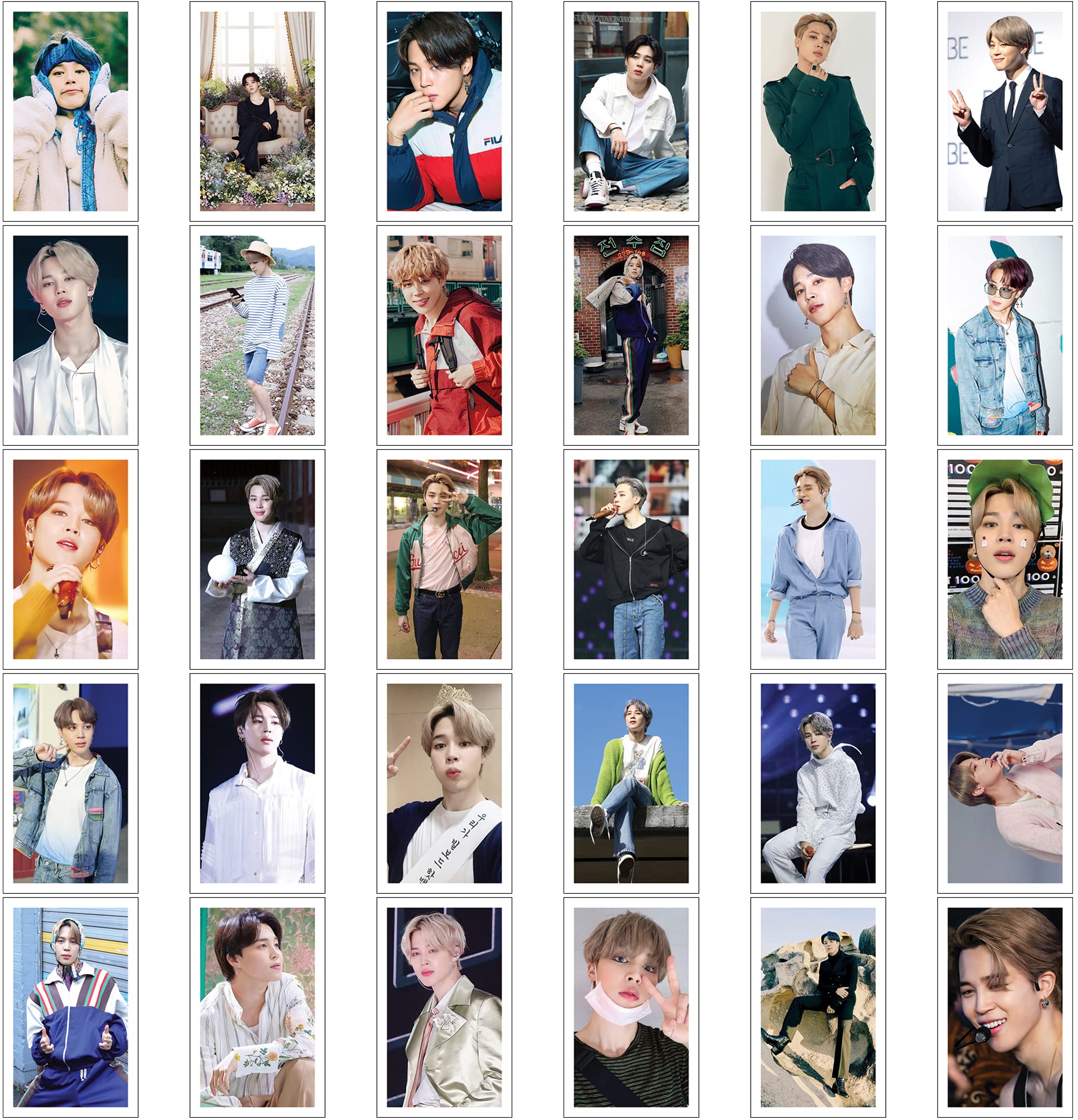 BTS JIMIN Special Photocard Set (60ea in box) (BTS-JIMIN) : Amazon