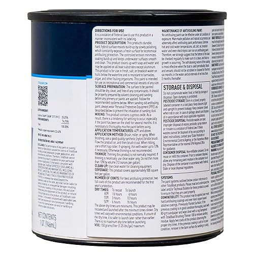 Vista 28 de TotalBoat JD Select - Pintura inferior antiincrustante ablativa para barcos de fibra de vidrio, madera y acero (negro, galón)