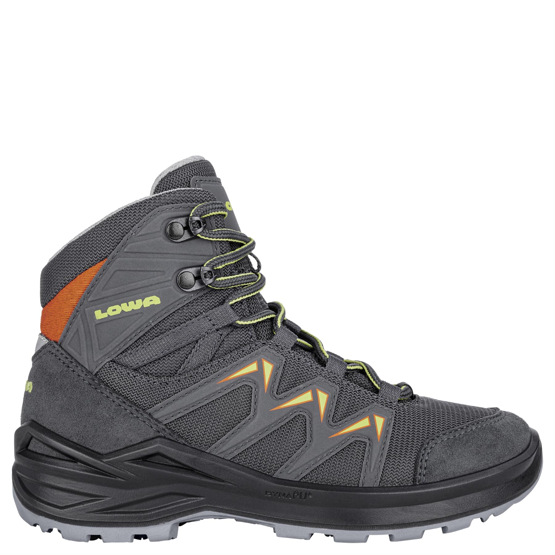 LOWA INNOX PRO GTX MID Junior Medium Boots, Graphite Avocado, 19.5 cm