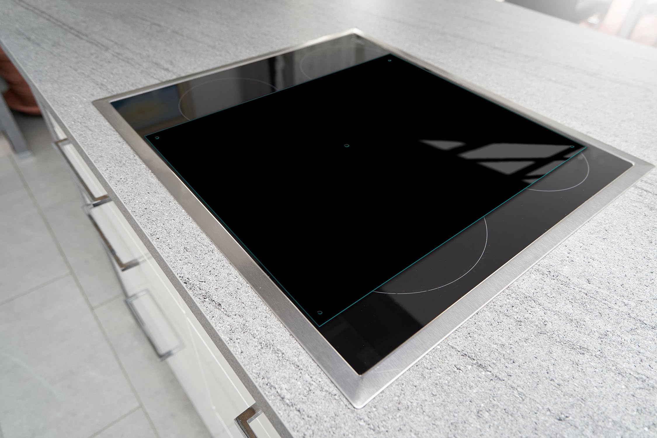 DarHaus Kookplaat Afdekplaat Zwart 45 X 52 Cm - Universele Glazen Bescherming & Snijplank