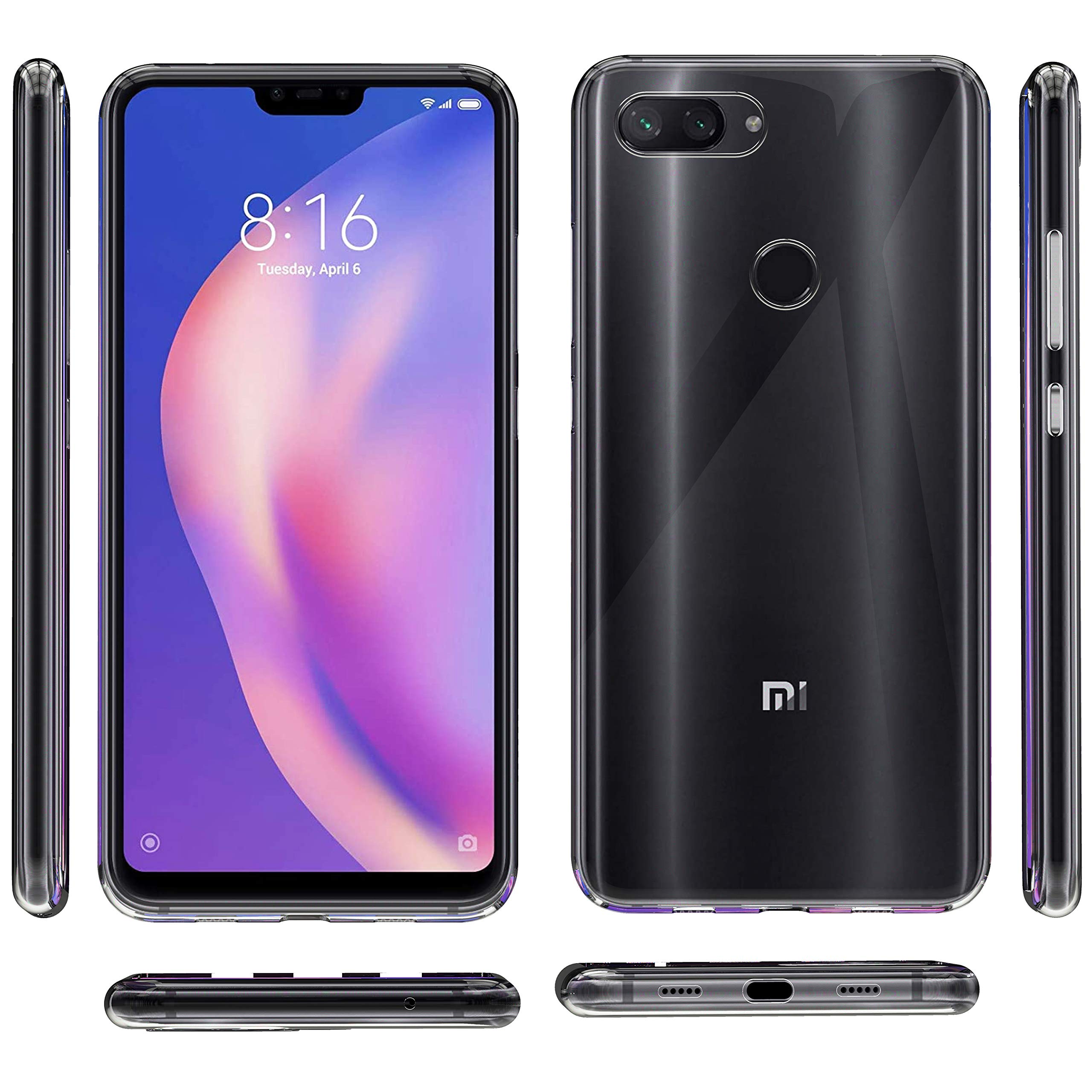 N NEWTOP Cover Compatibile con Xiaomi Redmi 9, Custodia TPU Soft Gel Silicone Ul