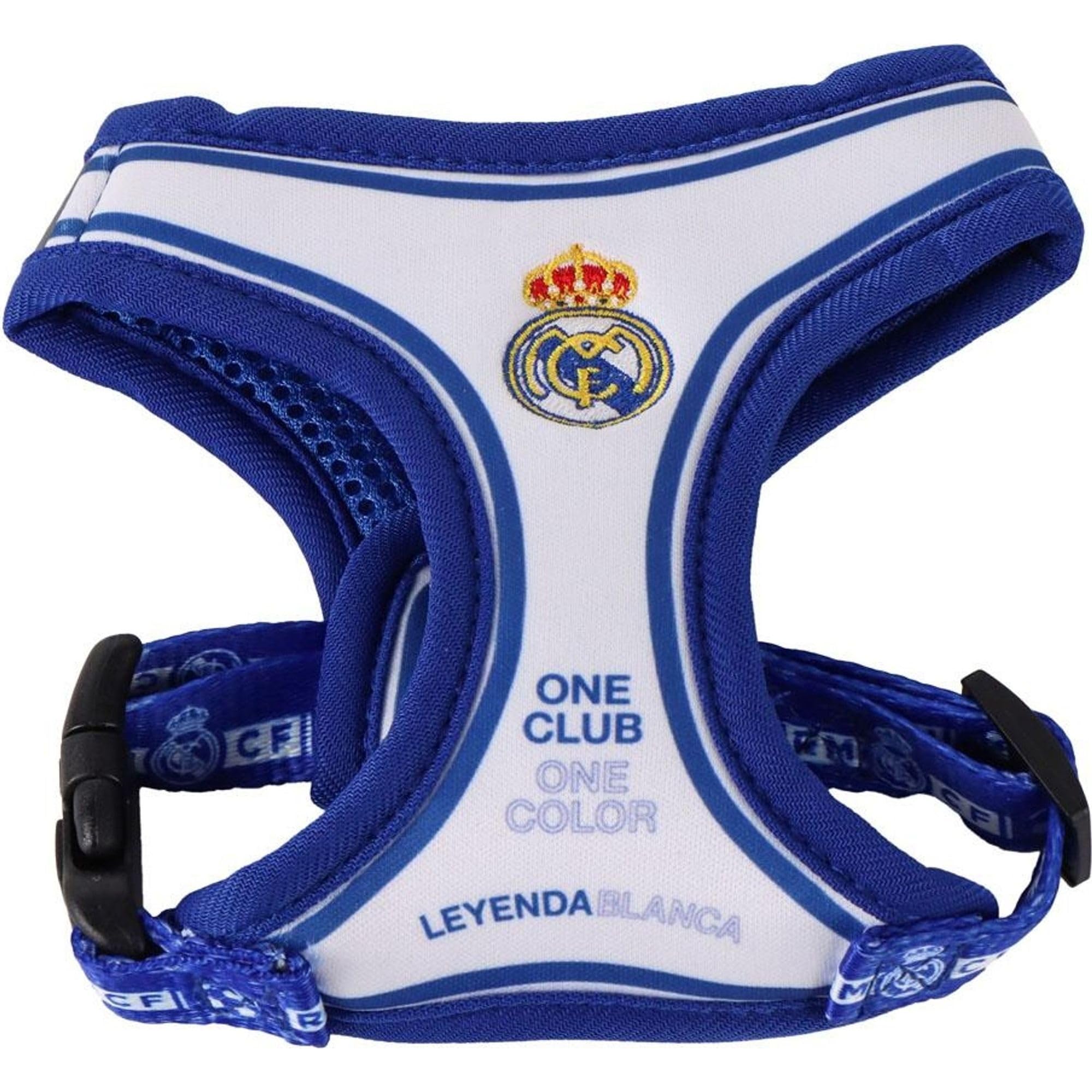 Real Madrid Dog Harness, XXS, Official Shield Design, Secure Fit - Real Madrid Dog Harness, Durable and Comfortable Accessory for Medium Dogs, Total Control