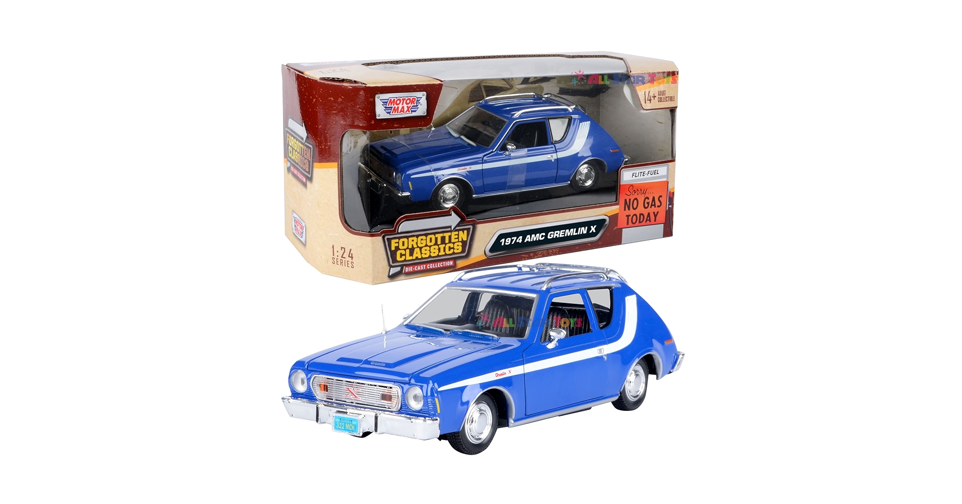 モーターマックス FC 1/24 1974 AMC グレムリン X Amazon.com: Motormax 1974 AMC Gremlin X 1:24 Scale Diecast