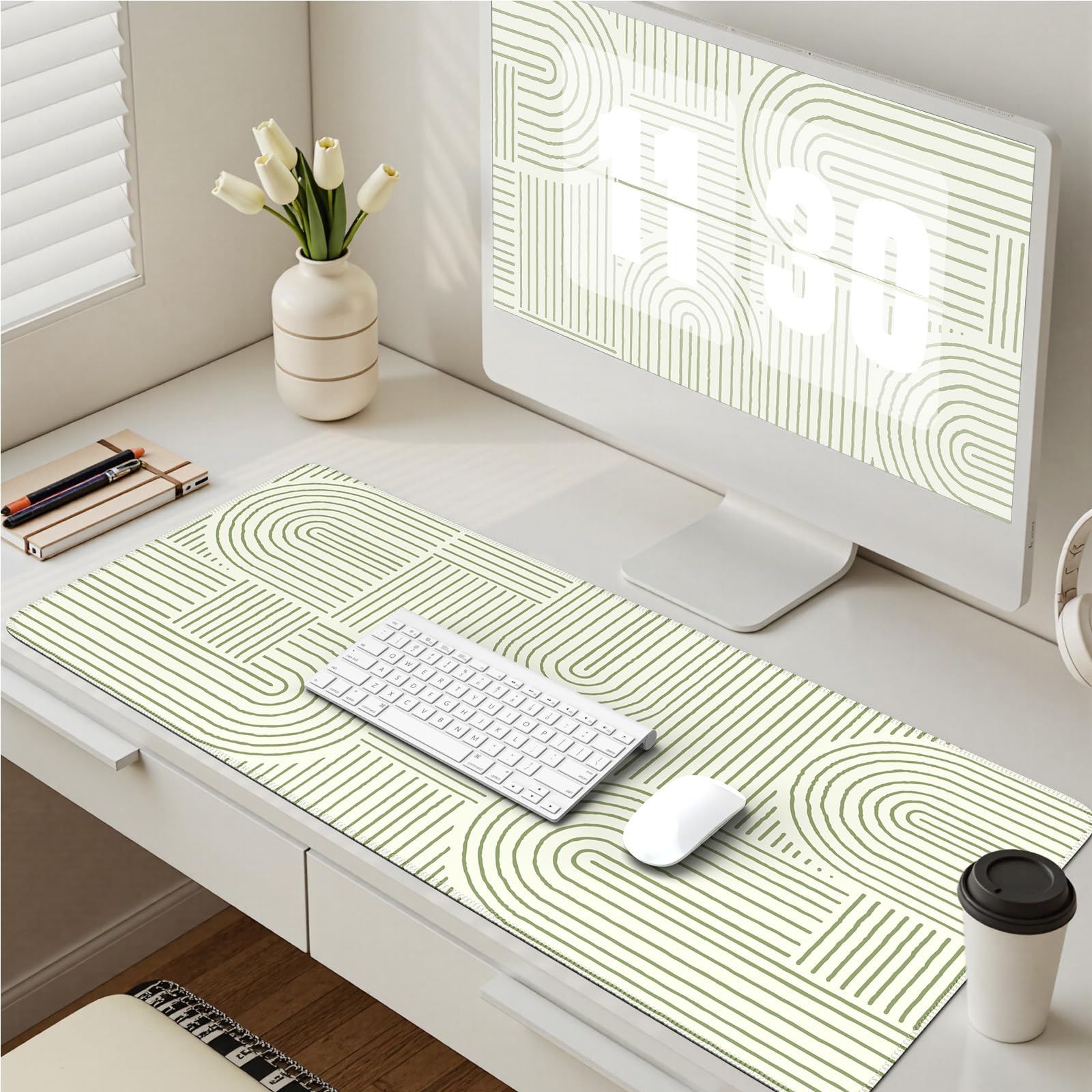 ICasso Desk Mat, Desk Matt For Desktop, Cute Desk Pad Mat, XXL Large Mouse Pad For