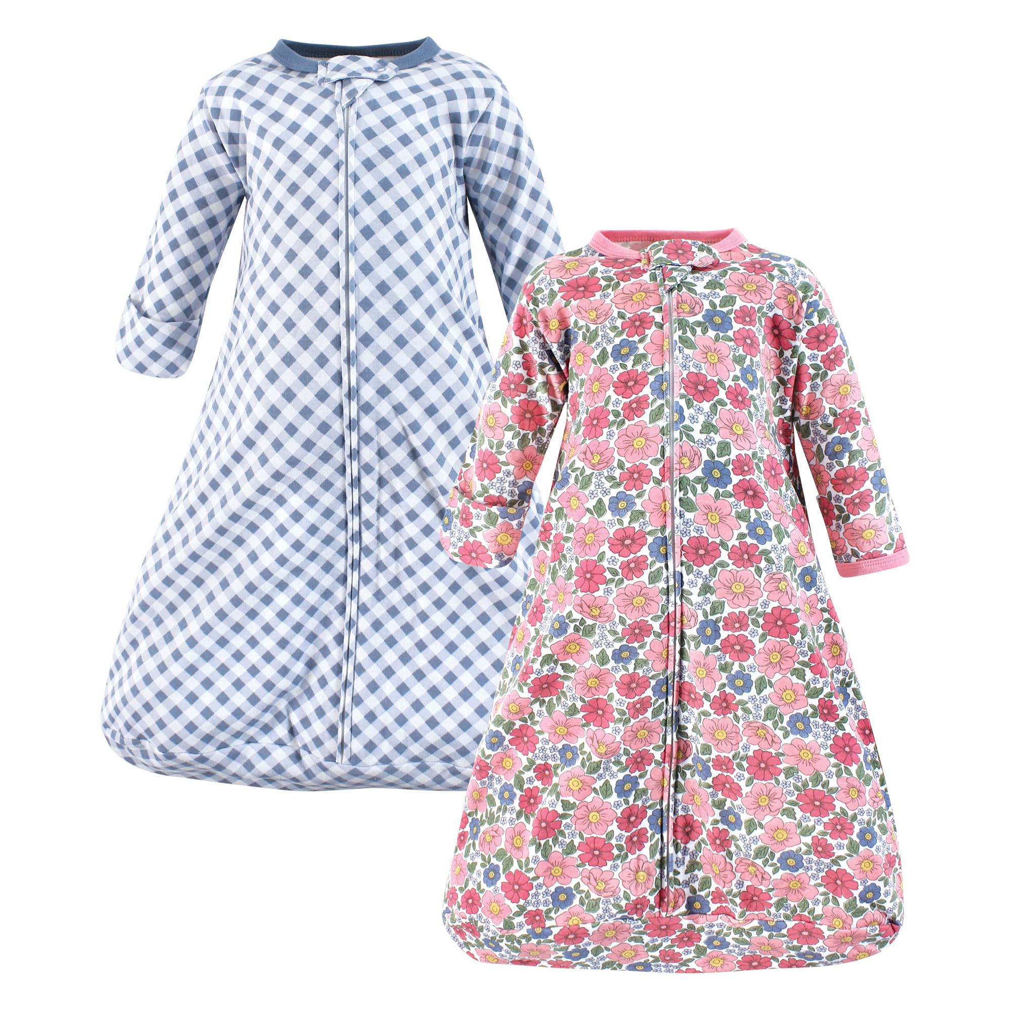 Hudson Baby Unisex Baby Cotton Long-Sleeve Wearable Sleeping Bag, Sack, Blanket