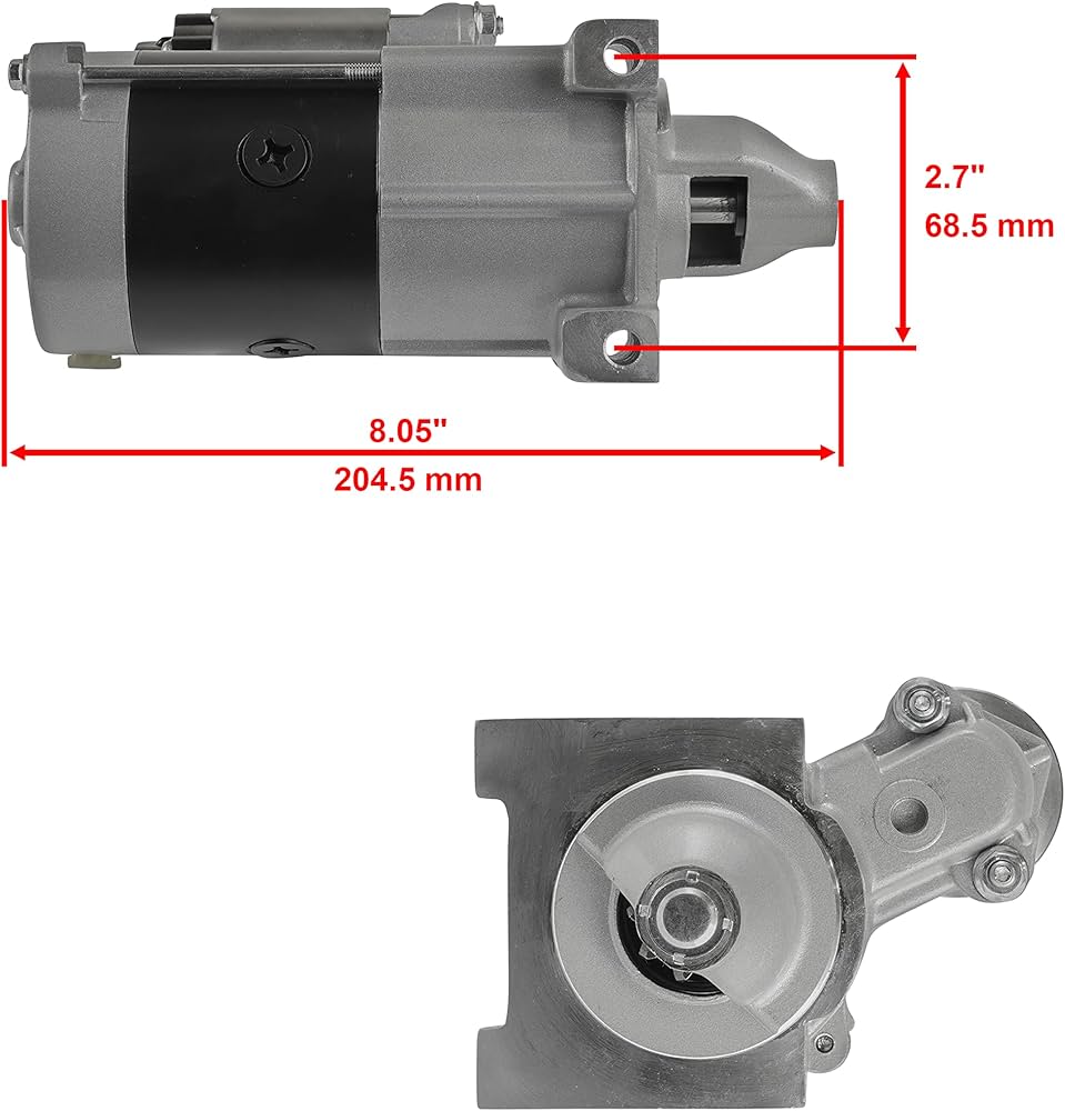 Starter Motor For John Deere Gator Kawasaki Mule 610, 46 OFF