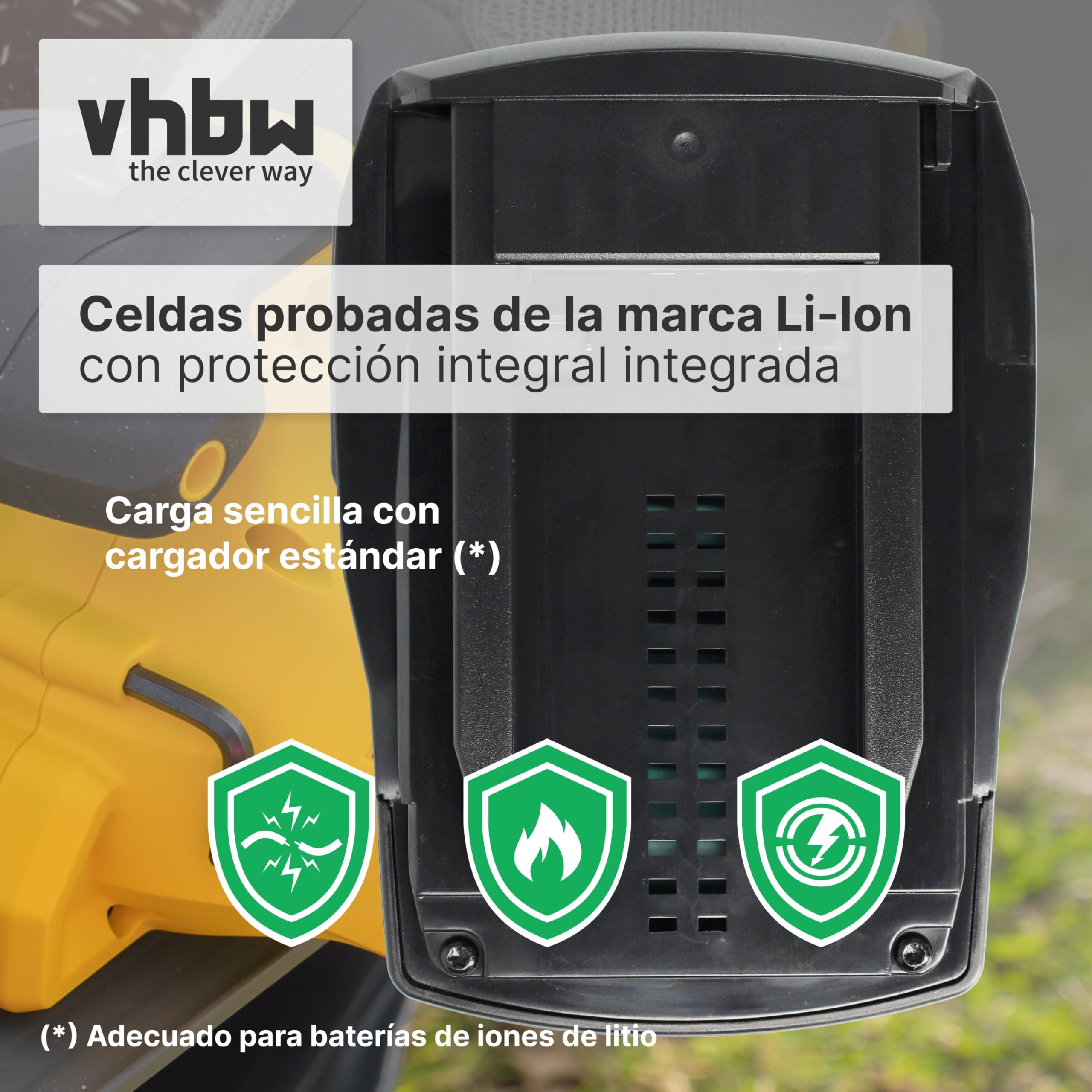 vhbw Batería reemplaza Hilti B22, B22/1.6, B22/2.6, B22/3.3 para Herramientas eléctricas (4000mAh Li-Ion 21,6V)
