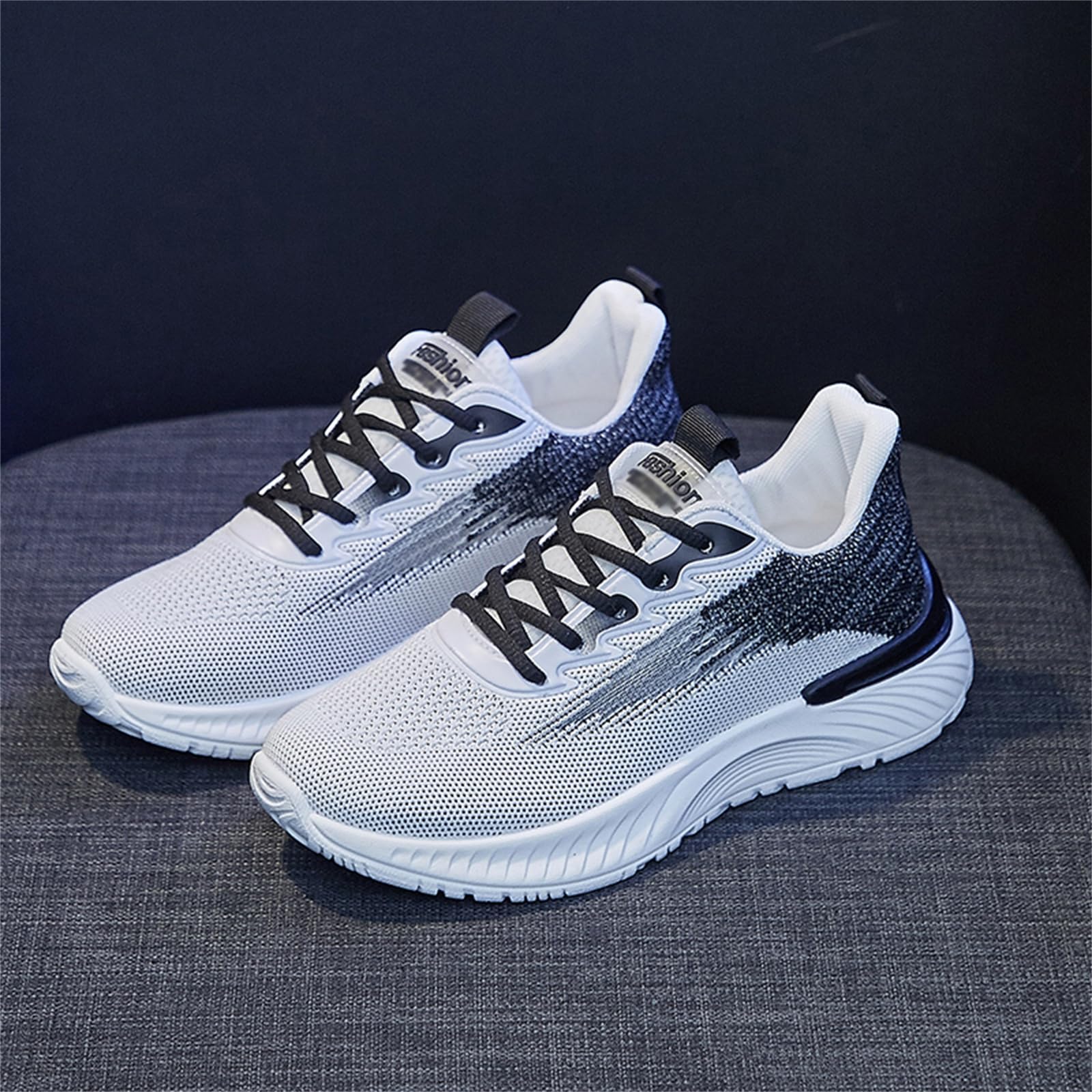 JiuQing Buty sportowe do biegania na platformie Damskie buty do chodzenia Siatkowe lekkie tenisowe buty do ćwiczeń Jogging sportowe buty
