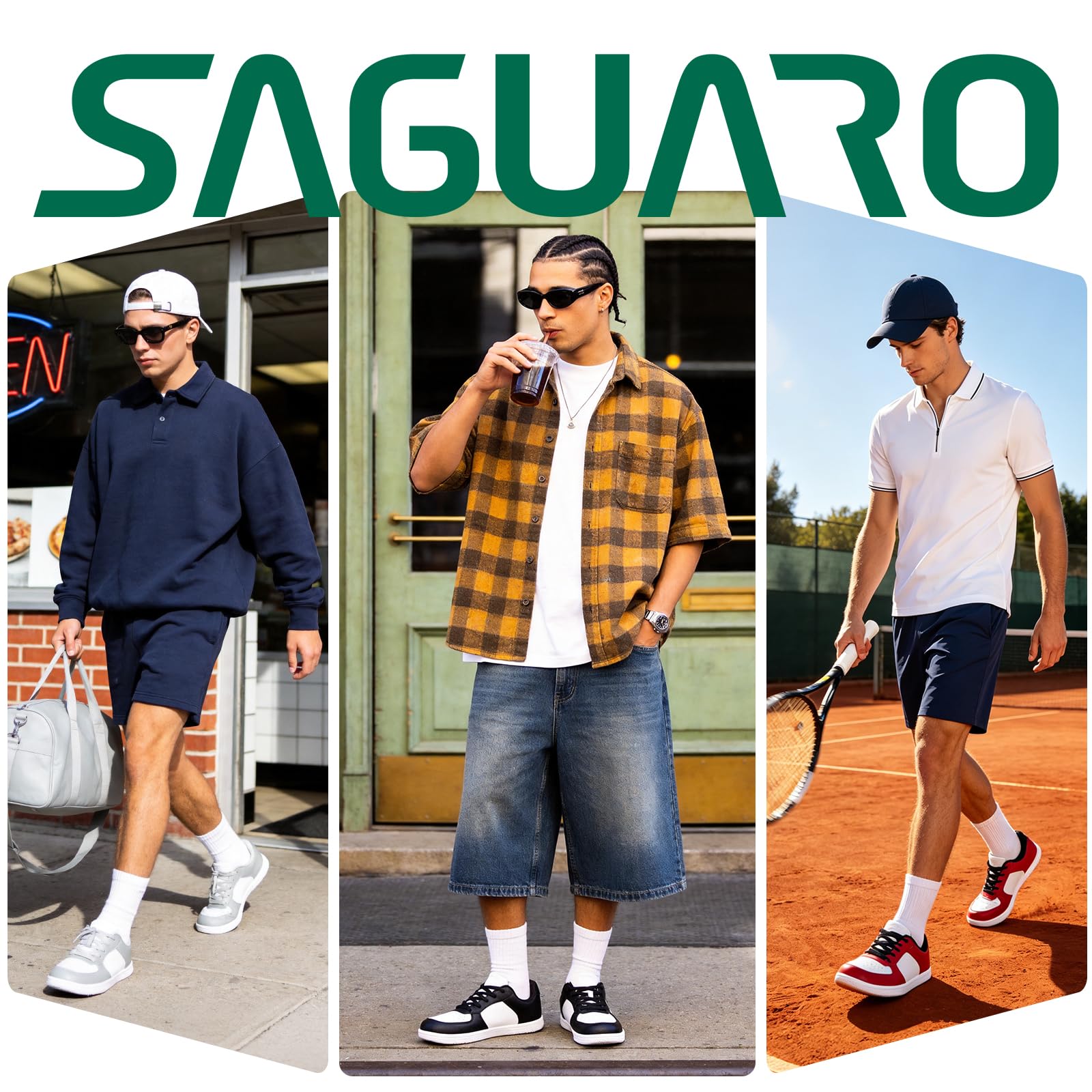 SAGUARO Zapatillas descalzas unisex cómodas con puntera ancha y Zero Drop Solhe, tallas 36-46