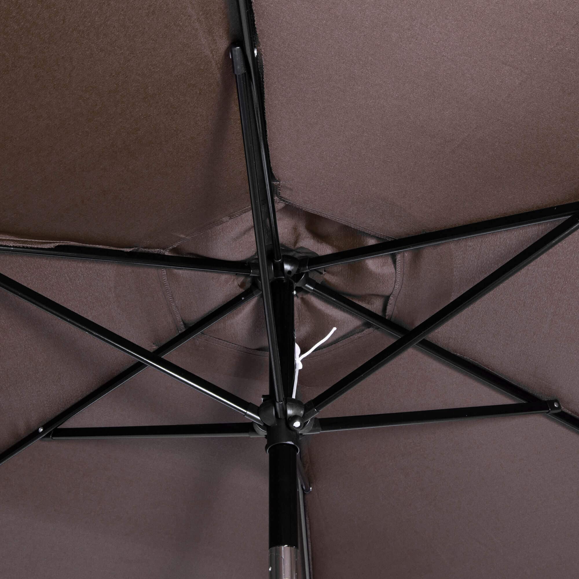 SPRINGOS Parasol przeciwsłoneczny, brązowy, Groß