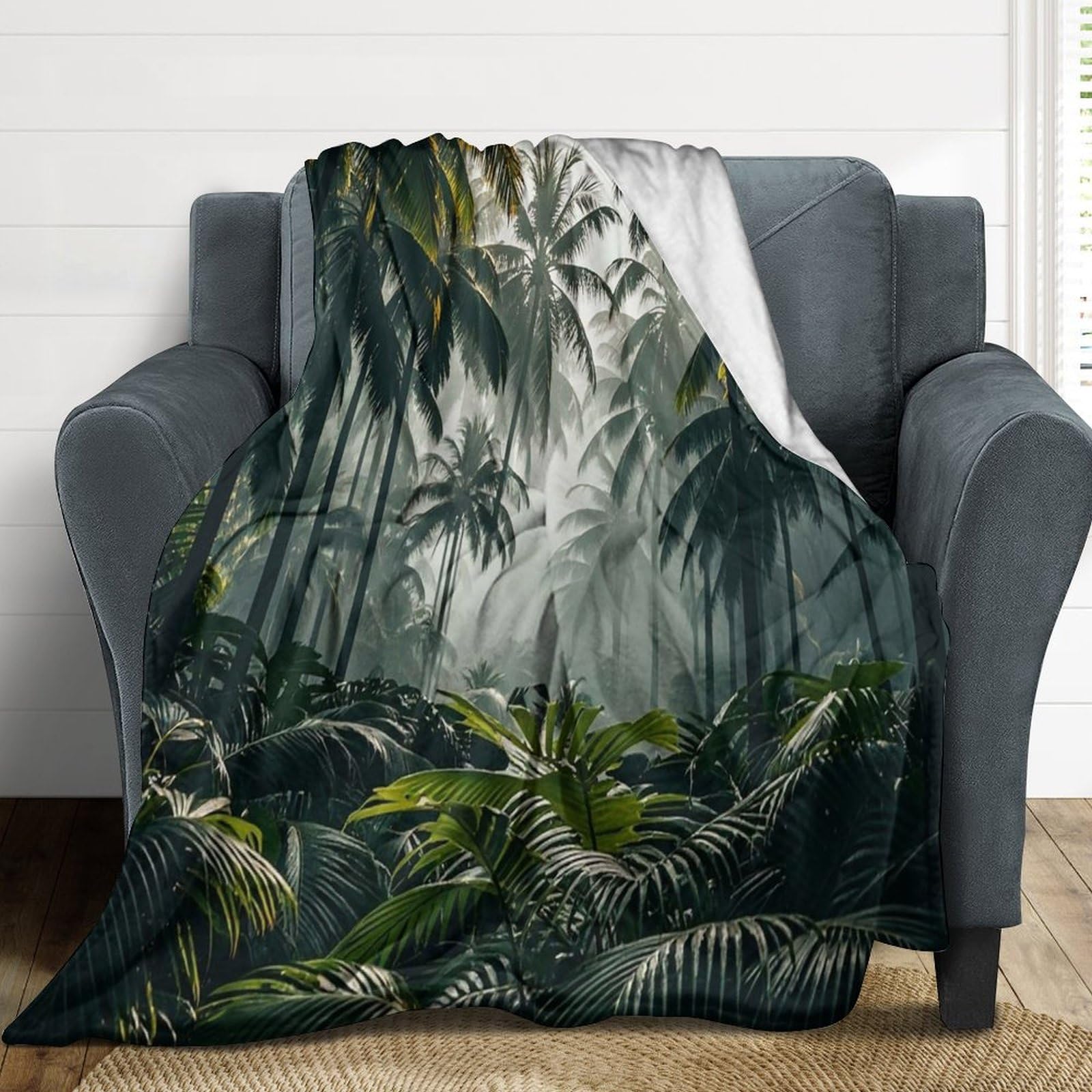 Couverture flanelle 177x203 cm Wulin douce pour grand lit et canapé
