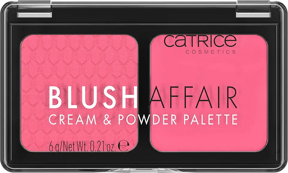 Paleta de Blush creme e pó Catrice Blush Affair 020 Pleasing Pink
