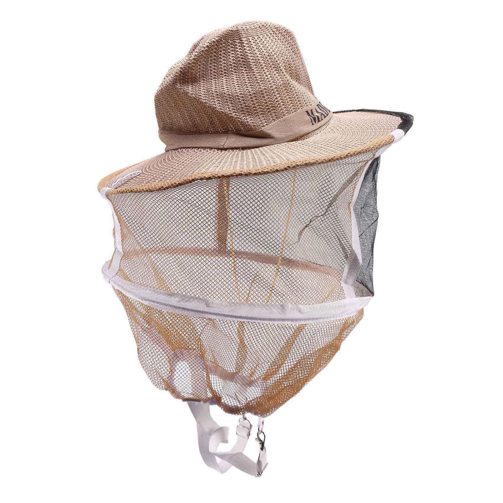 4 Pz Anti Ape Alveare Apicoltura da Cowboy Zanzara Ape Insetto Netto Velo Testa Protezione per il Viso Apicoltore Attrezzature