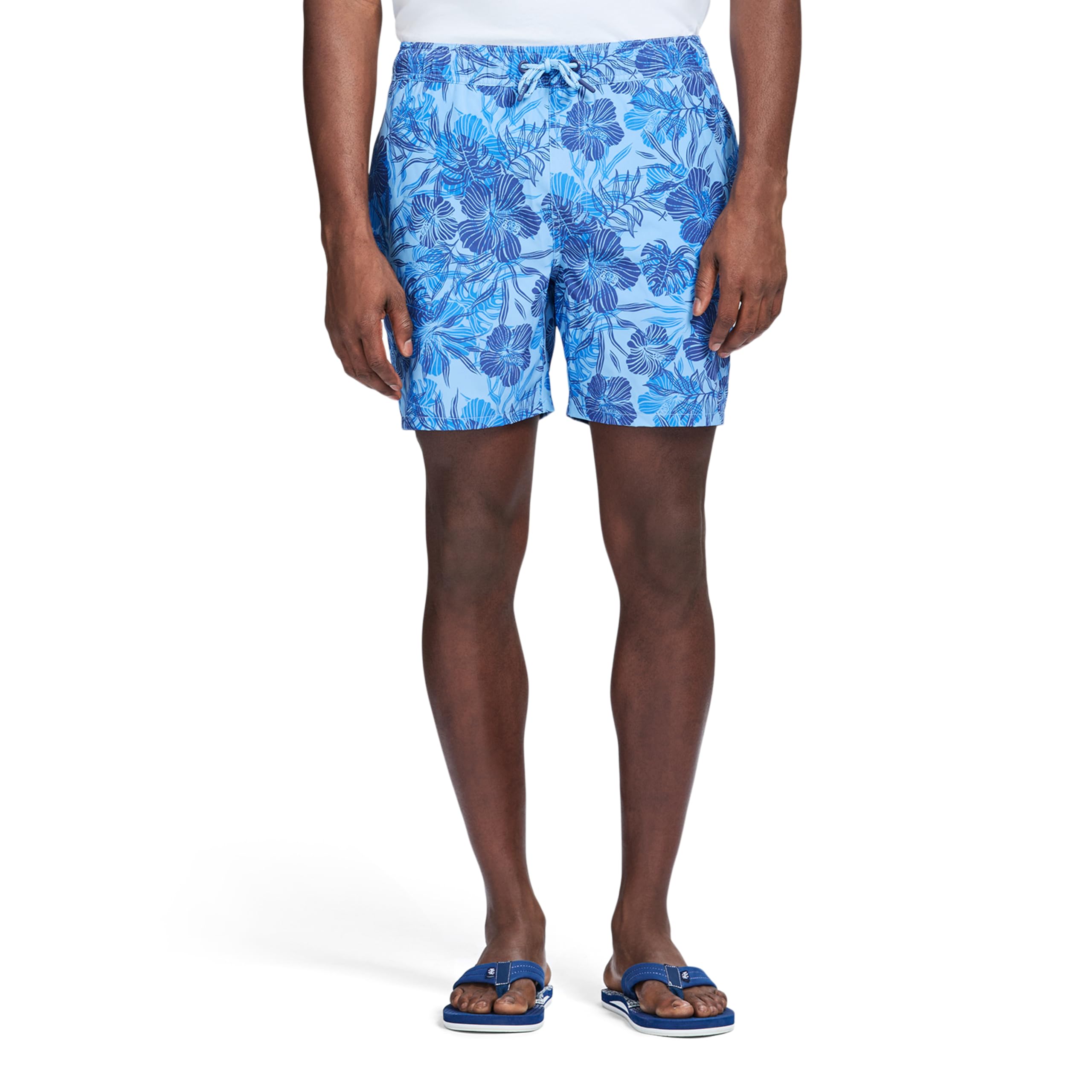 Mens Swim Trunks with Comfort Liner Saltwater Performance Upf50 Stretch Swimsuit 6" Inseam