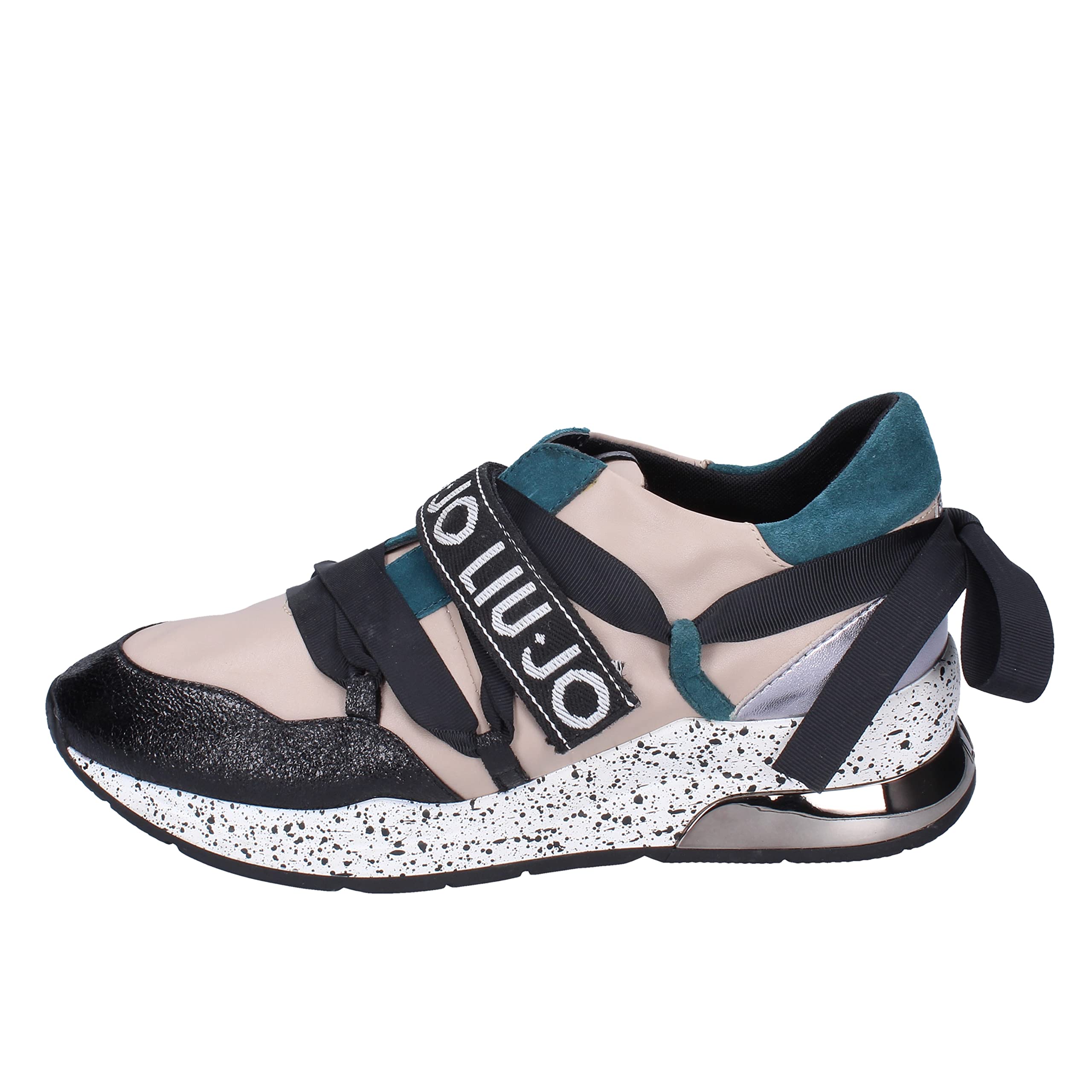 Fashion-Sneakers Womens Synthetic Leather Black