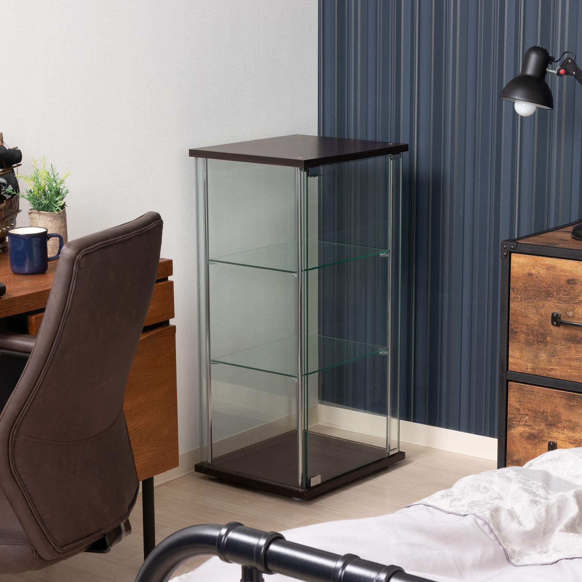 Amazon.co.jp: コレクションケース フィギュアケース 3段 幅42.5×奥行