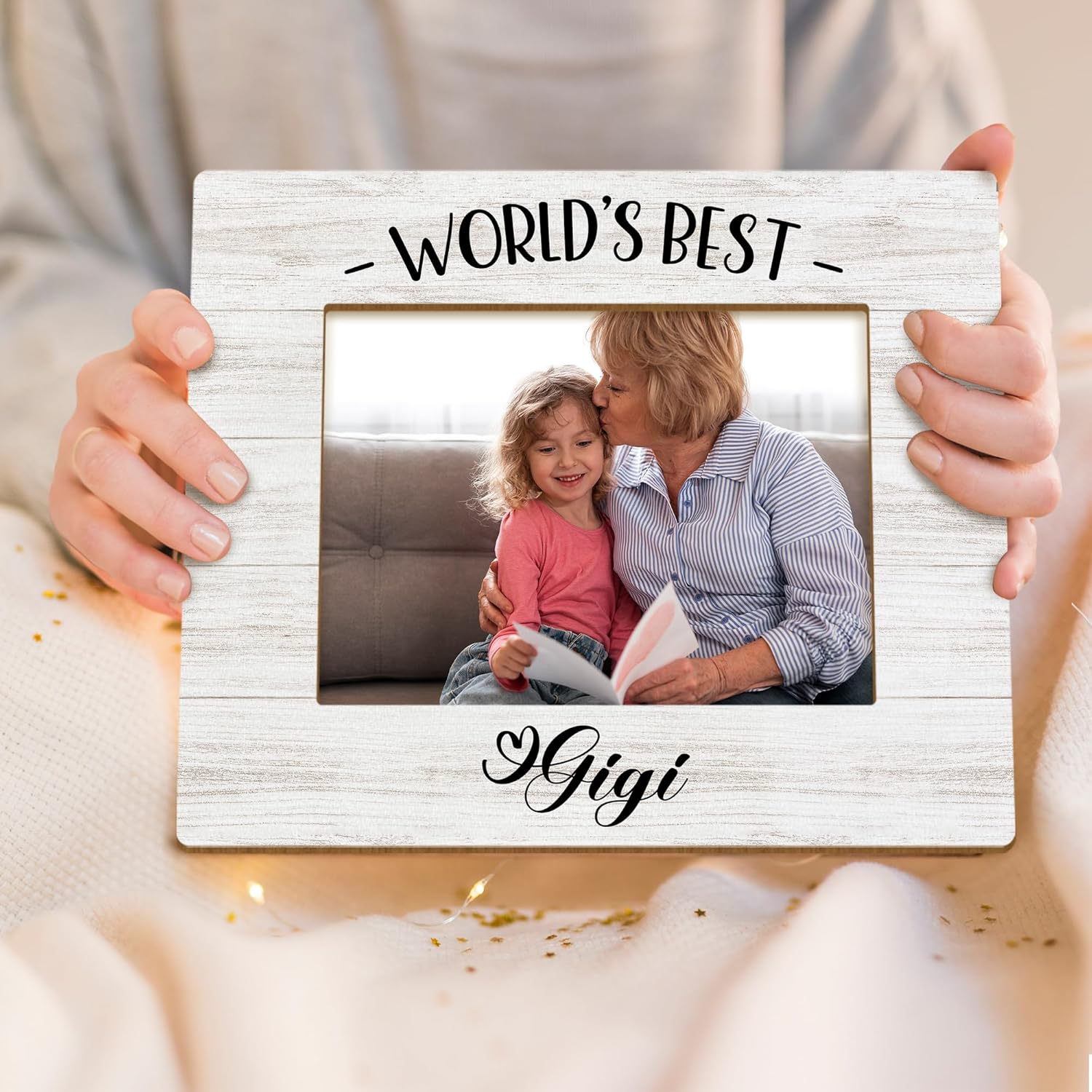 Gigi Picture Frames, Gigi Gifts, Grandma Gifts, Grandma Mother's Gay Gifts, Gigi Gifts for Grandma, Grandma Grandmother Photo Picture Frame, World’s Best Gigi Photo Frame for 5x7 Photos - Image 4