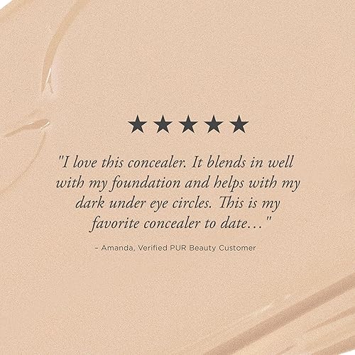 Miniatura 8 de PÜR Beauty - Corrector esculpido 4 en 1, fórmula hidratante, cubre imperfecciones, cobertura media a completa, revitaliza la tez, sin crueldad, sin