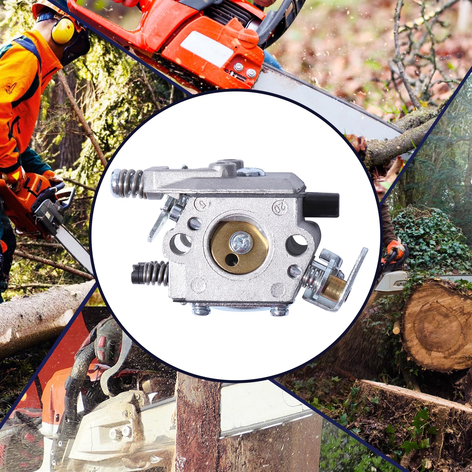 Kit Ricambi Per Motosega Cinese 2500 25cc &ndash; Tubo Iniezione, Molla Frizione, Deflettore