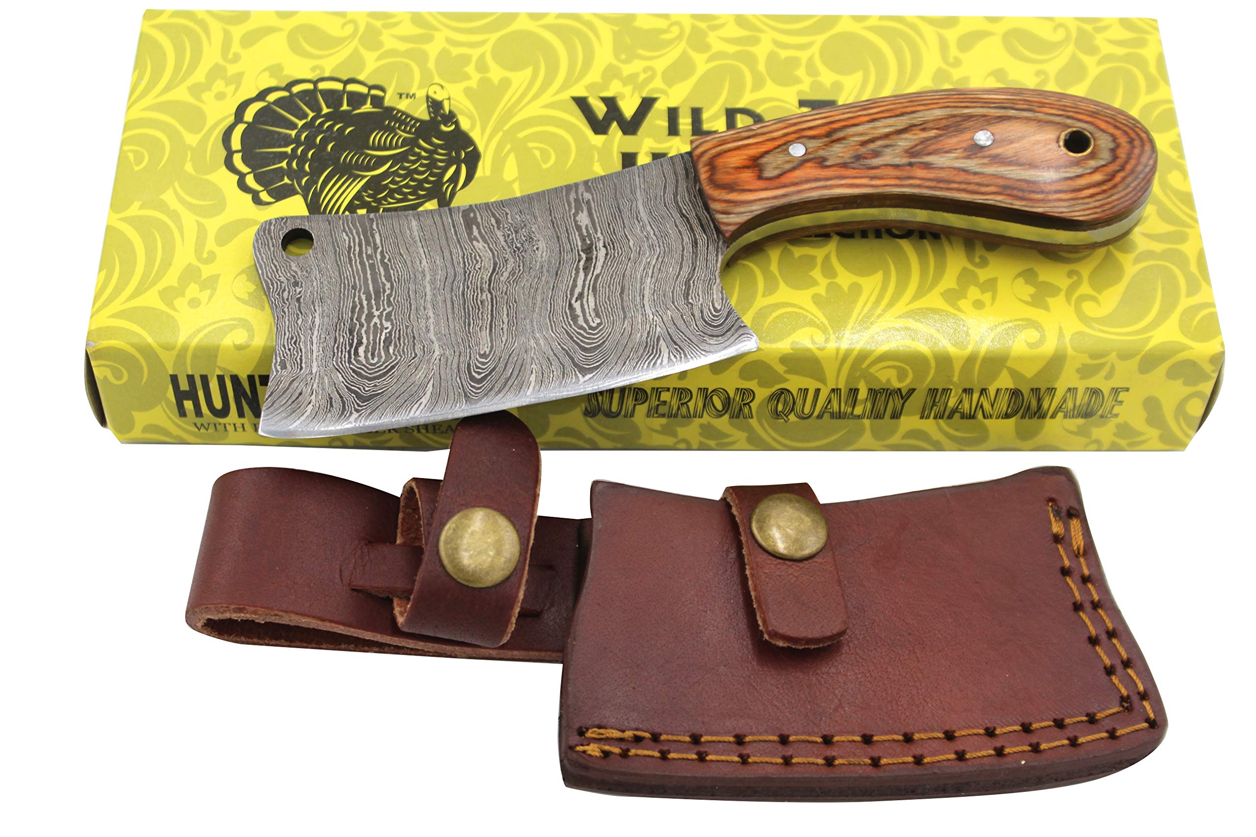 Wild Turkey Handmade Damascus Steel Collection 7