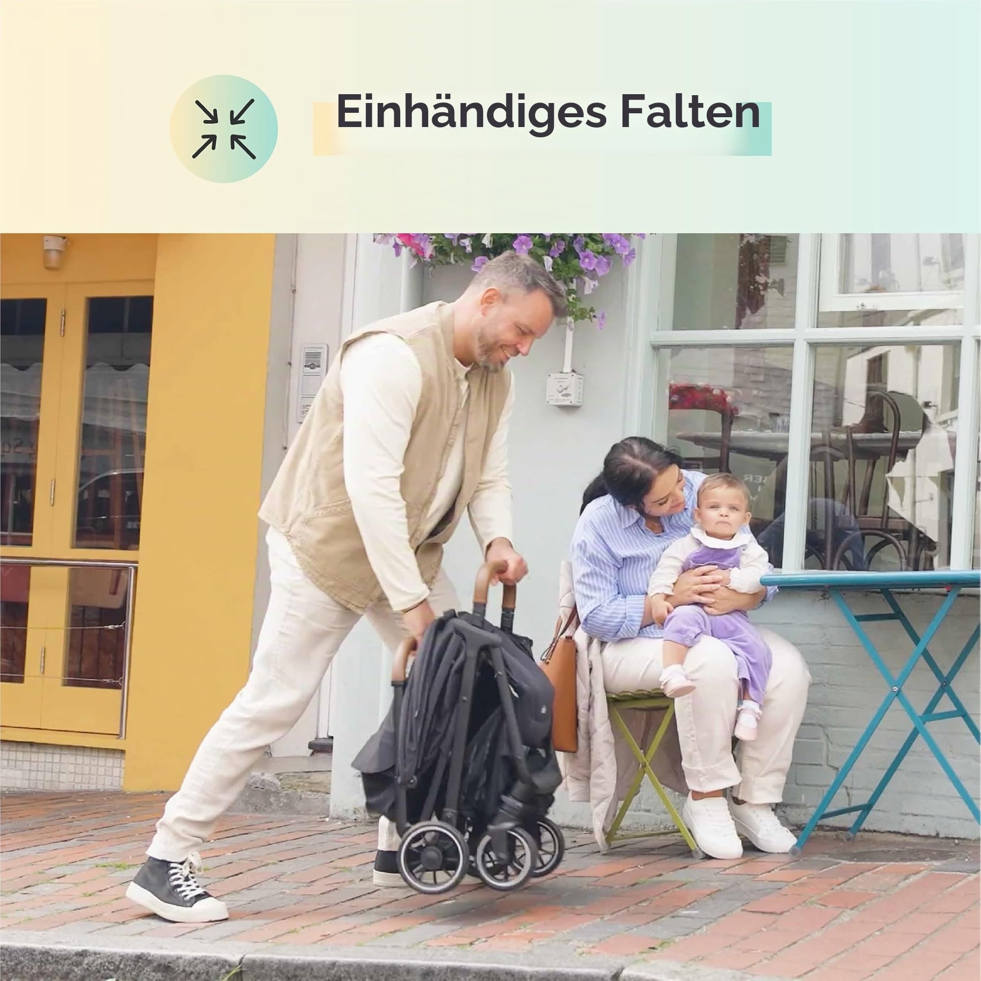 Joie Pact™ Pro Travel-System, Buggy + i-Snug™ 2 Babyschale, ab Geburt | Leichtes Travel-System (Buggy ab 6,3 kg) mit i-Size Babyschale i-Snug™ 2, Ein-Hand-Faltung und UrTilt™-Liegeposition.
