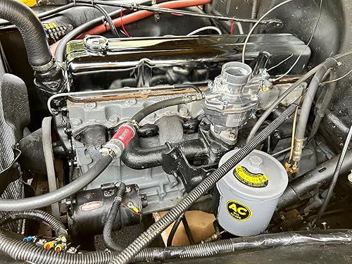 Miniatura 2 de Rochester B tipo 1 barril carburador manual estrangulador #7005606 Se adapta a Chevy y GMC 1950-1959 235 pulgadas 6 cyl 3.8L 235Cu Engine.1932-1952