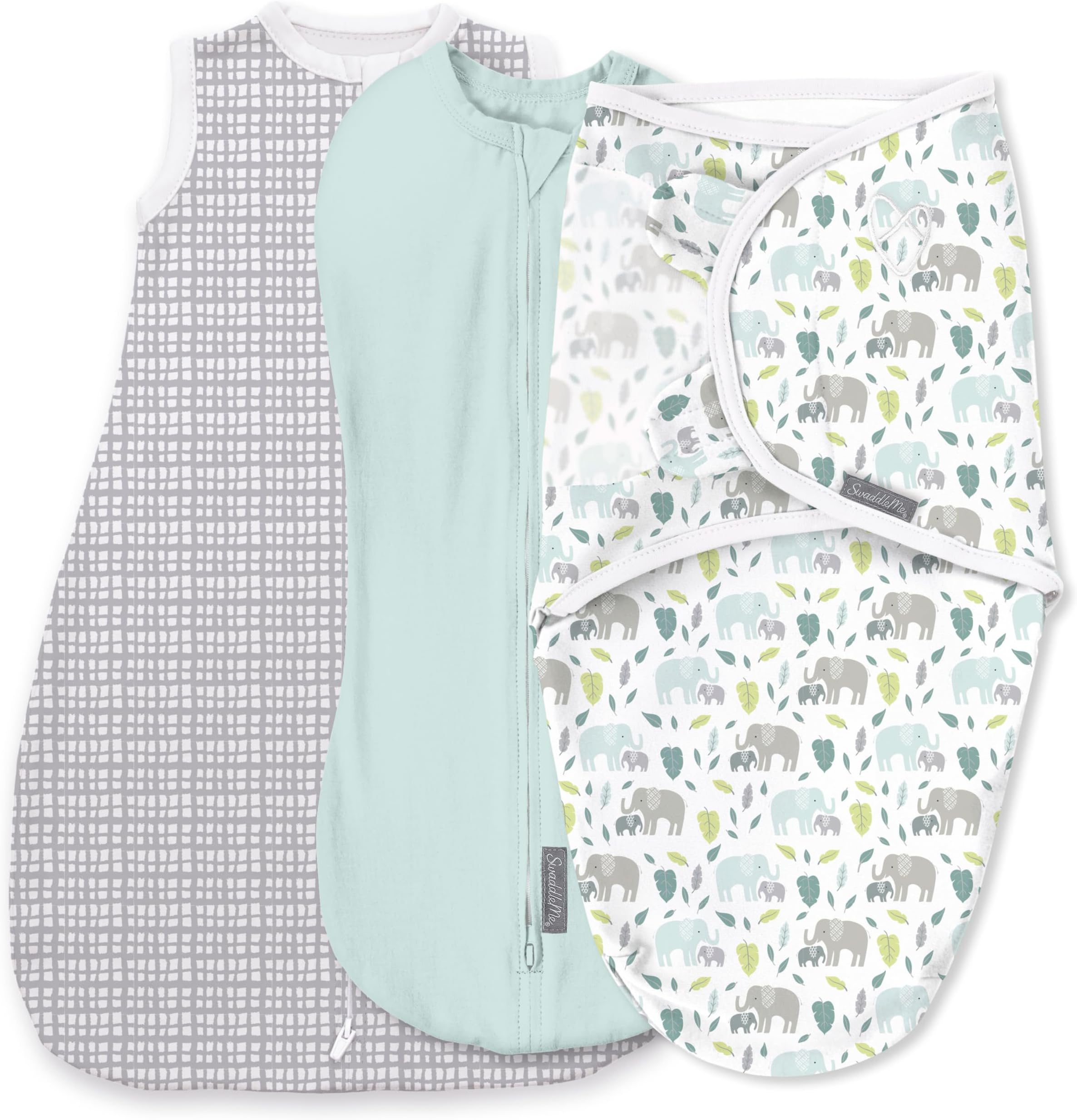 SwaddleMe by Ingenuity Comfort Pack Baby Swaddle Set - 3 Pack